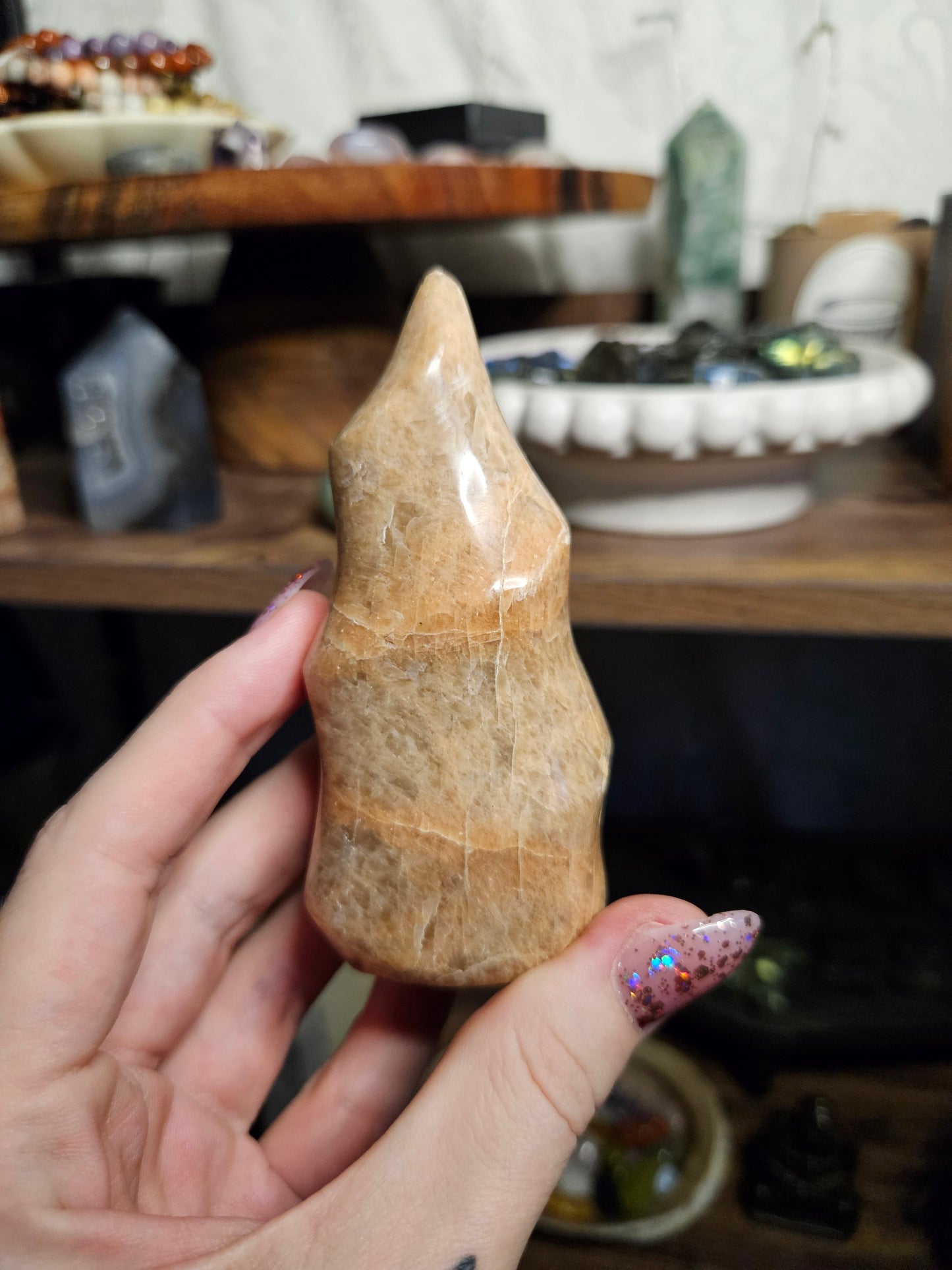 *MUST GO* *DISCOUNTED* Peach Moonstone Flame