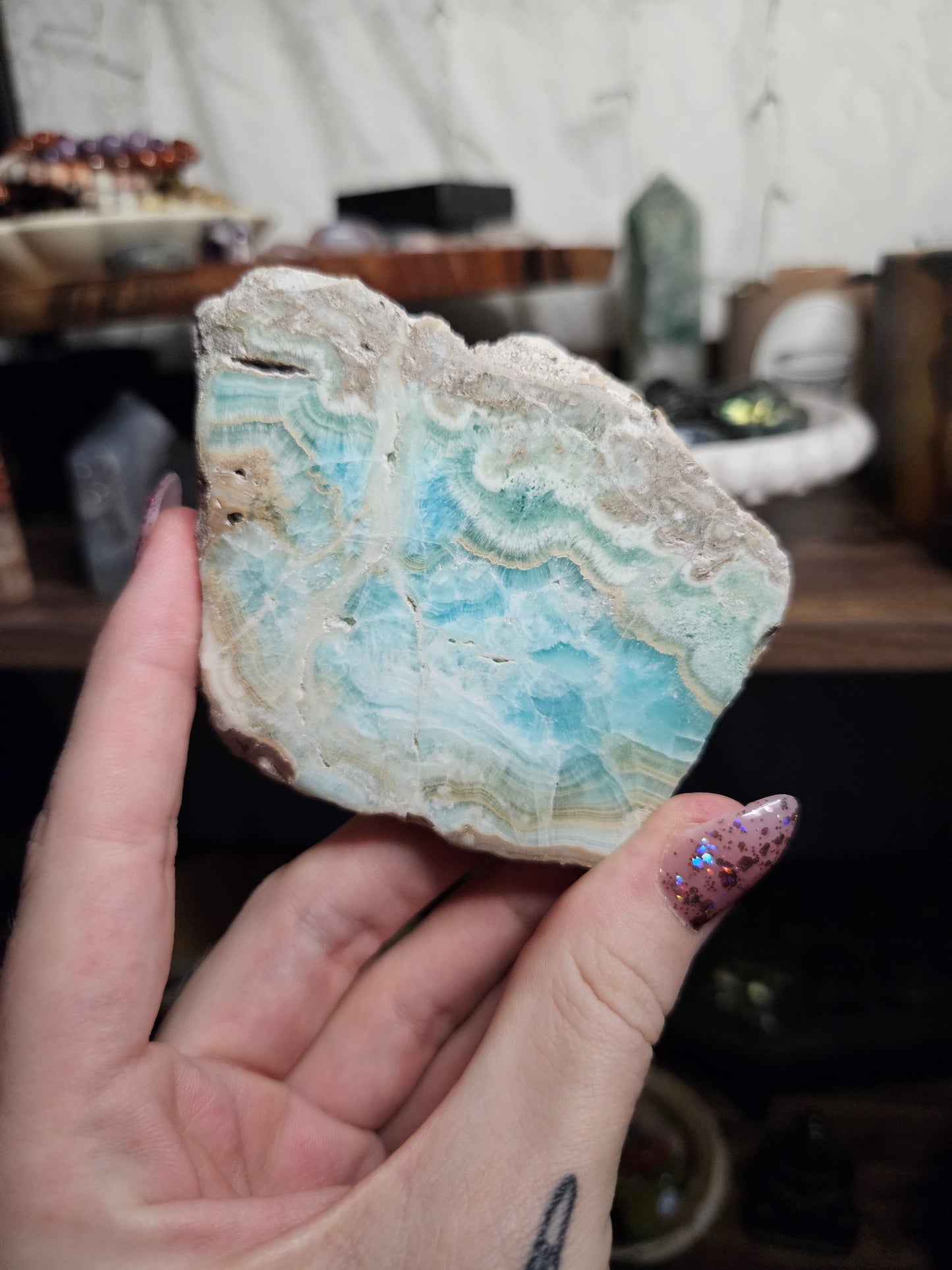 *MUST GO* *DISCOUNTED* Blue Aragonite Slabs
