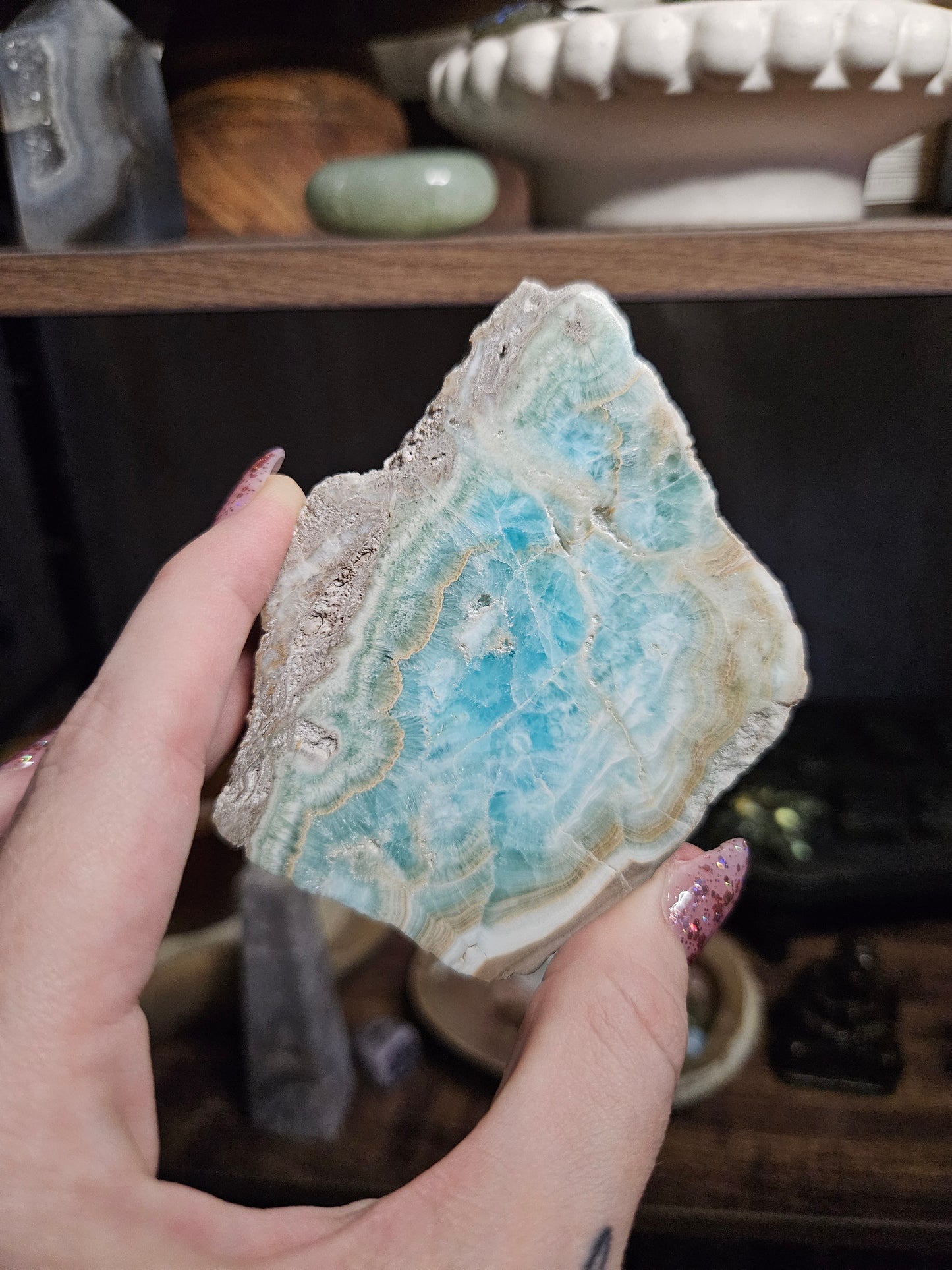 *MUST GO* *DISCOUNTED* Blue Aragonite Slabs