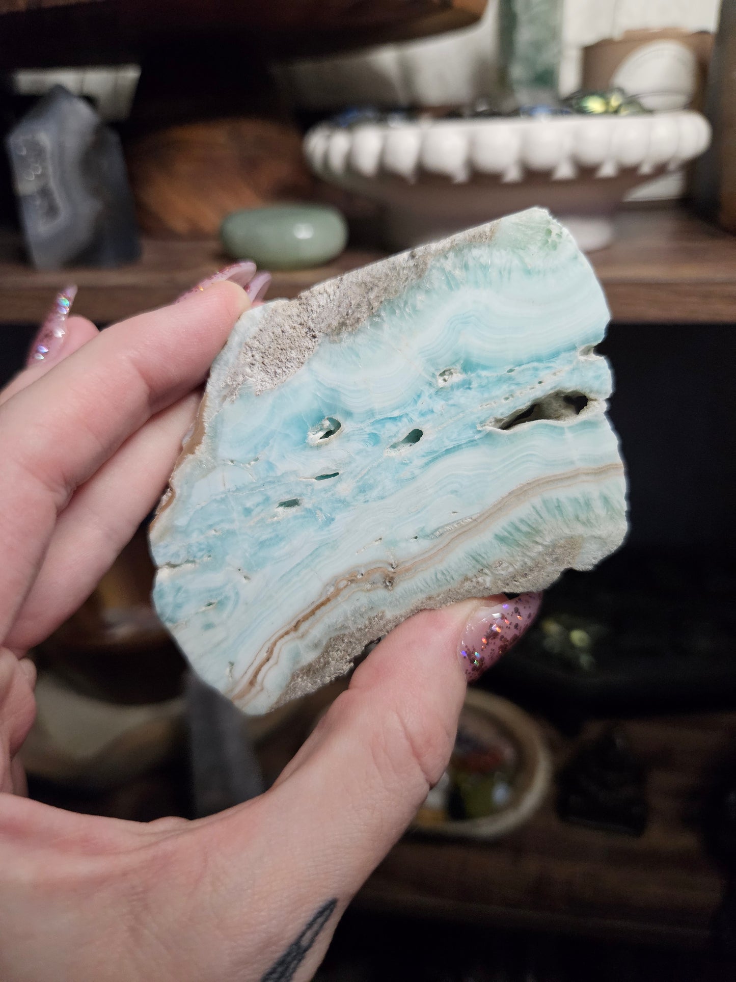 *MUST GO* *DISCOUNTED* Blue Aragonite Slabs