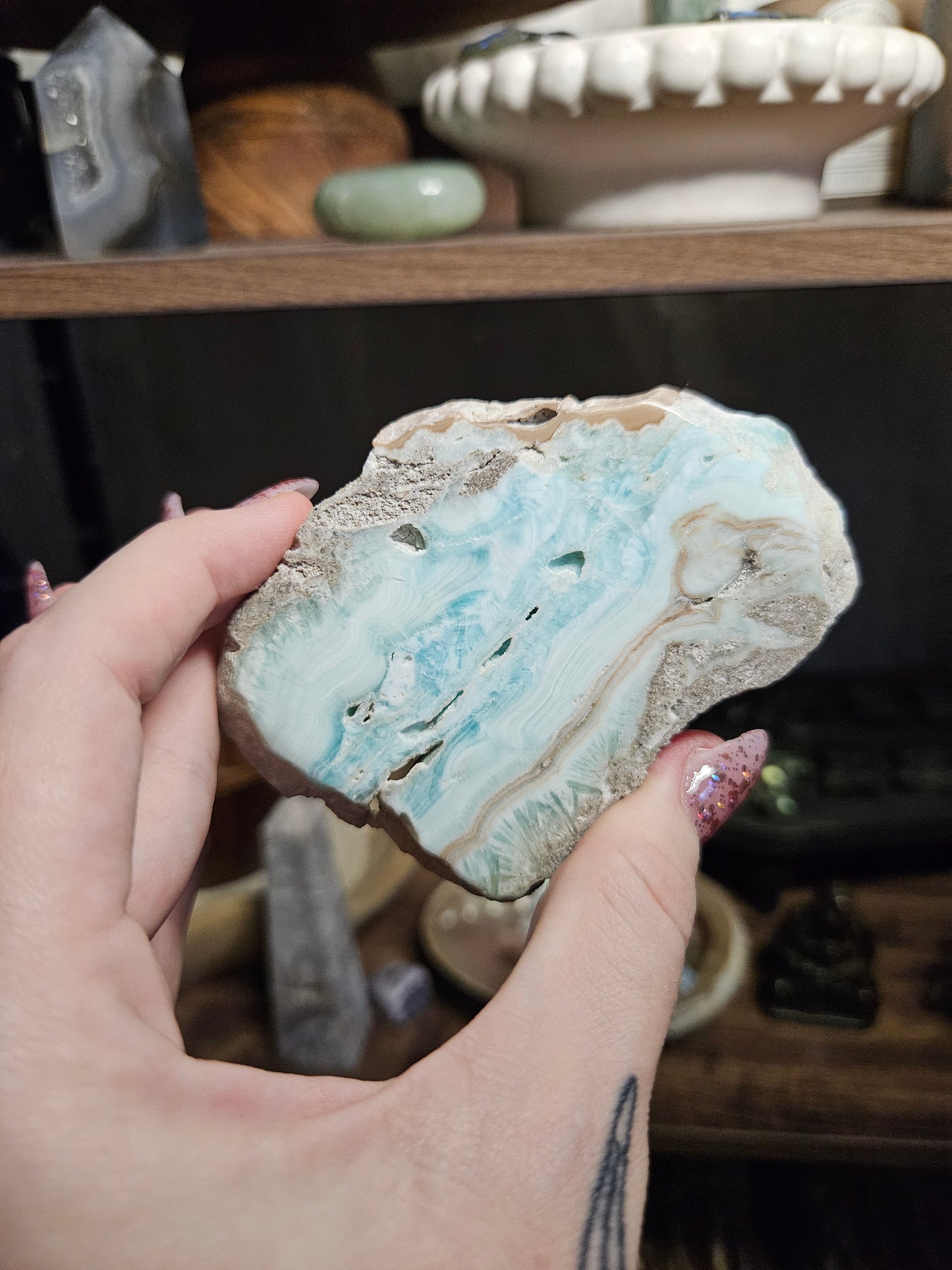 *MUST GO* *DISCOUNTED* Blue Aragonite Slabs