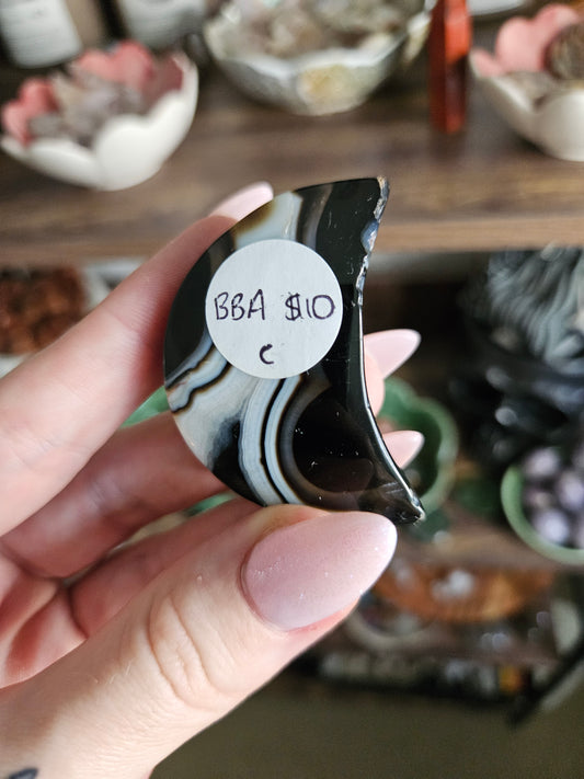 *MUST GO* *DISCOUNTED* Orca Agate Moons