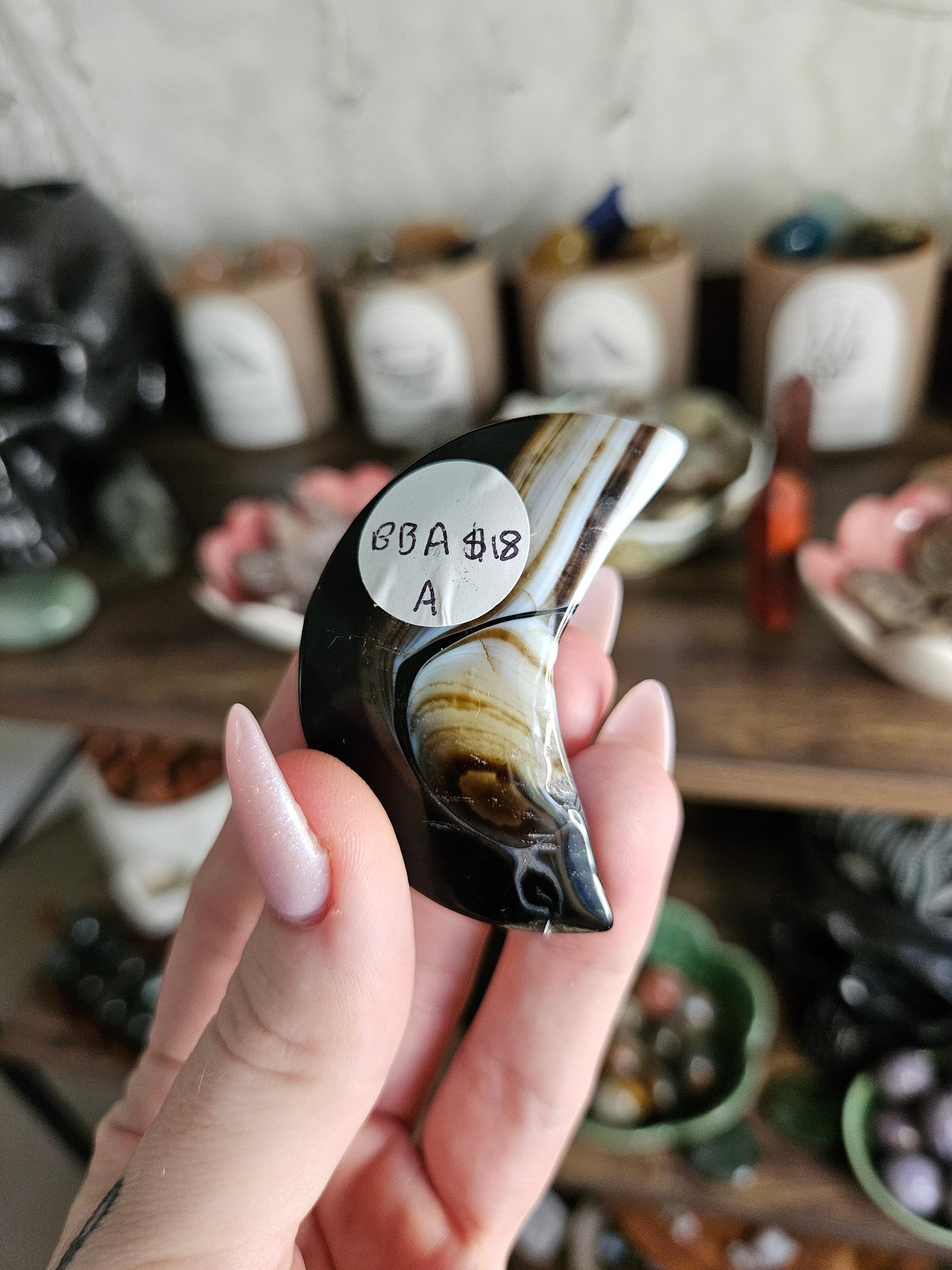 *MUST GO* *DISCOUNTED* Orca Agate Moons