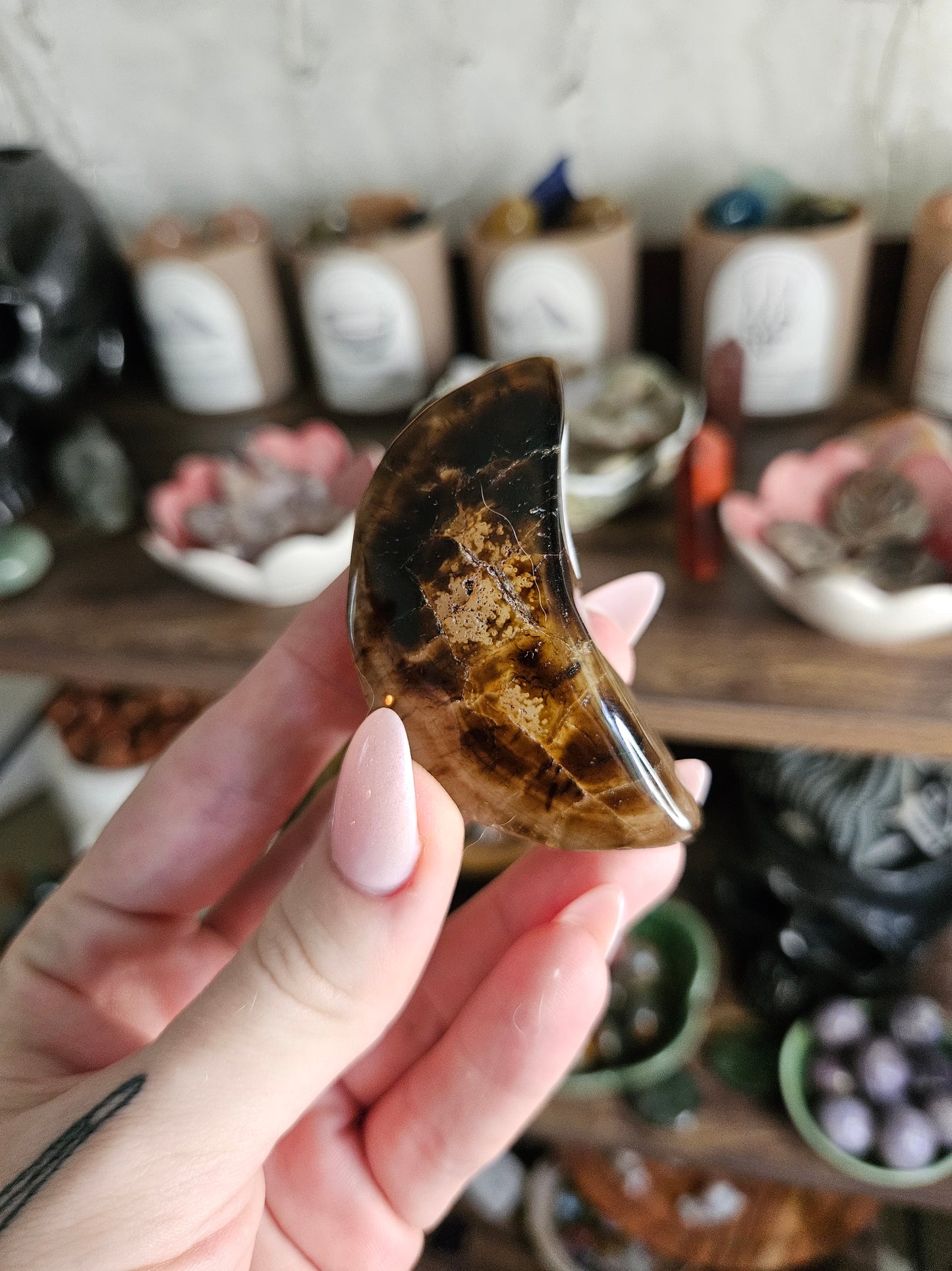 *MUST GO* *DISCOUNTED* Orca Agate Moons