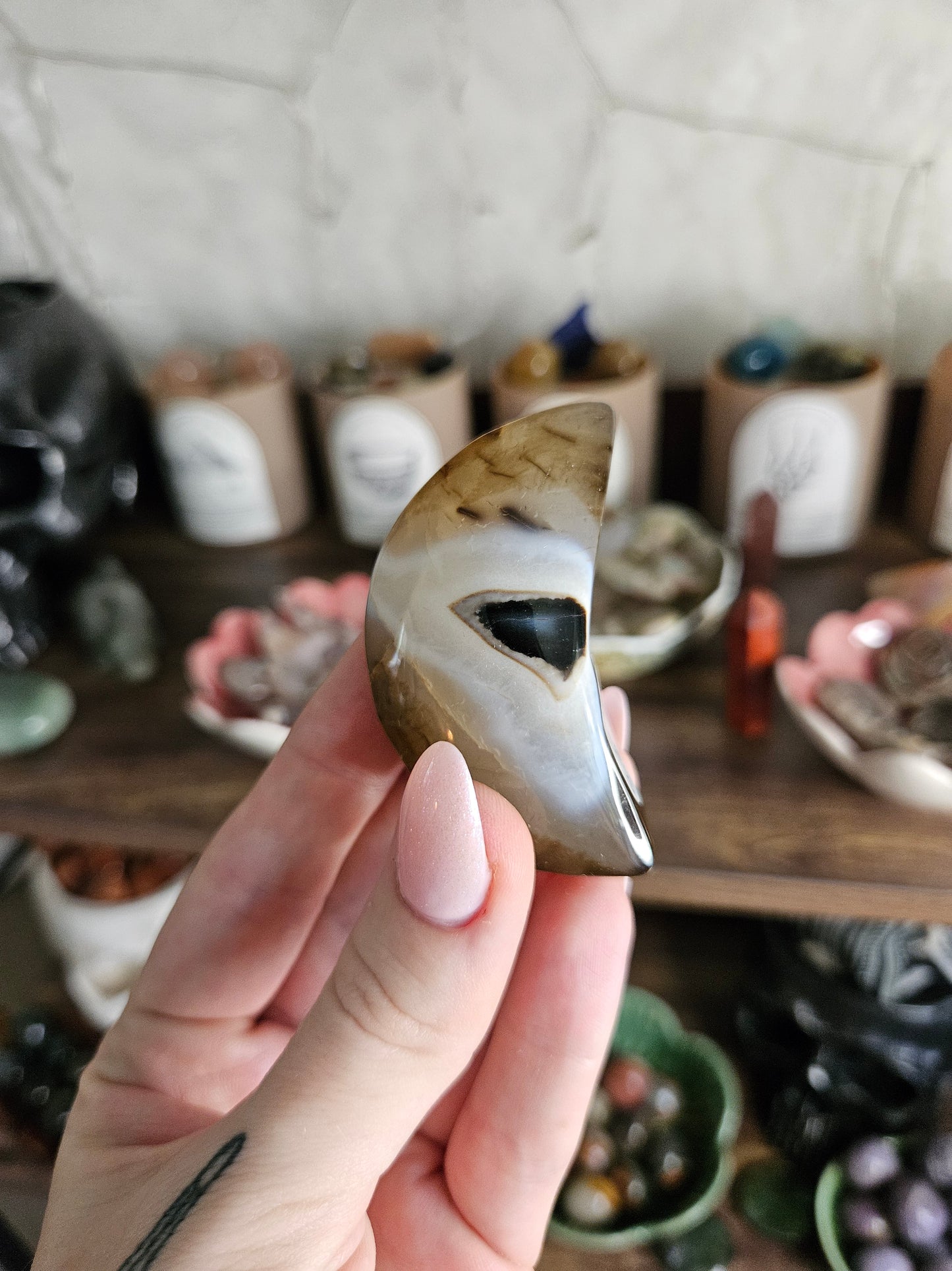 *MUST GO* *DISCOUNTED* Orca Agate Moons