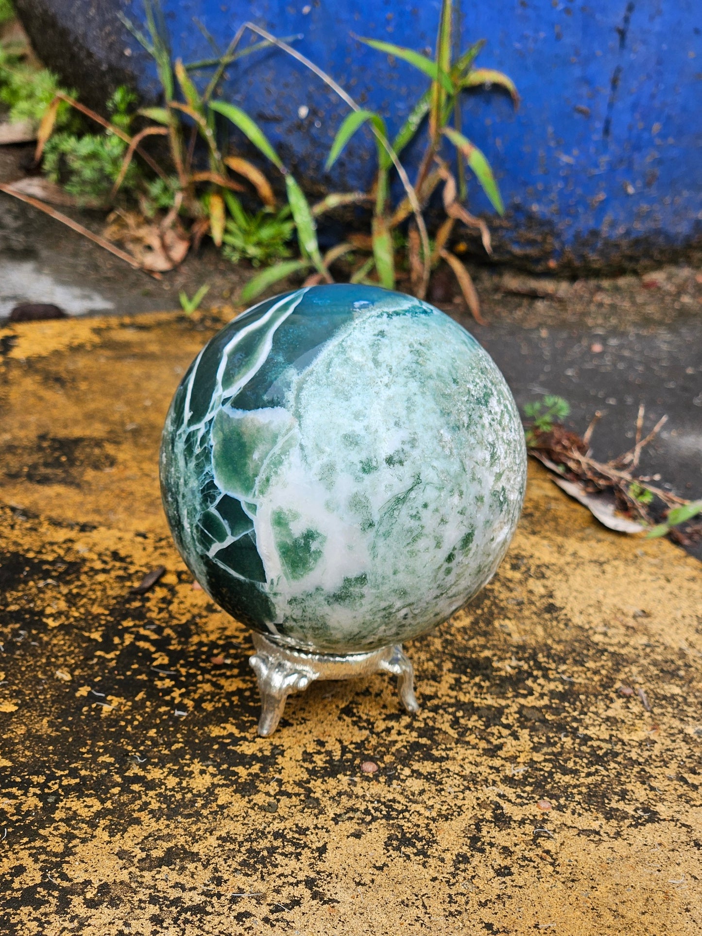 Moss Agate Sphere B