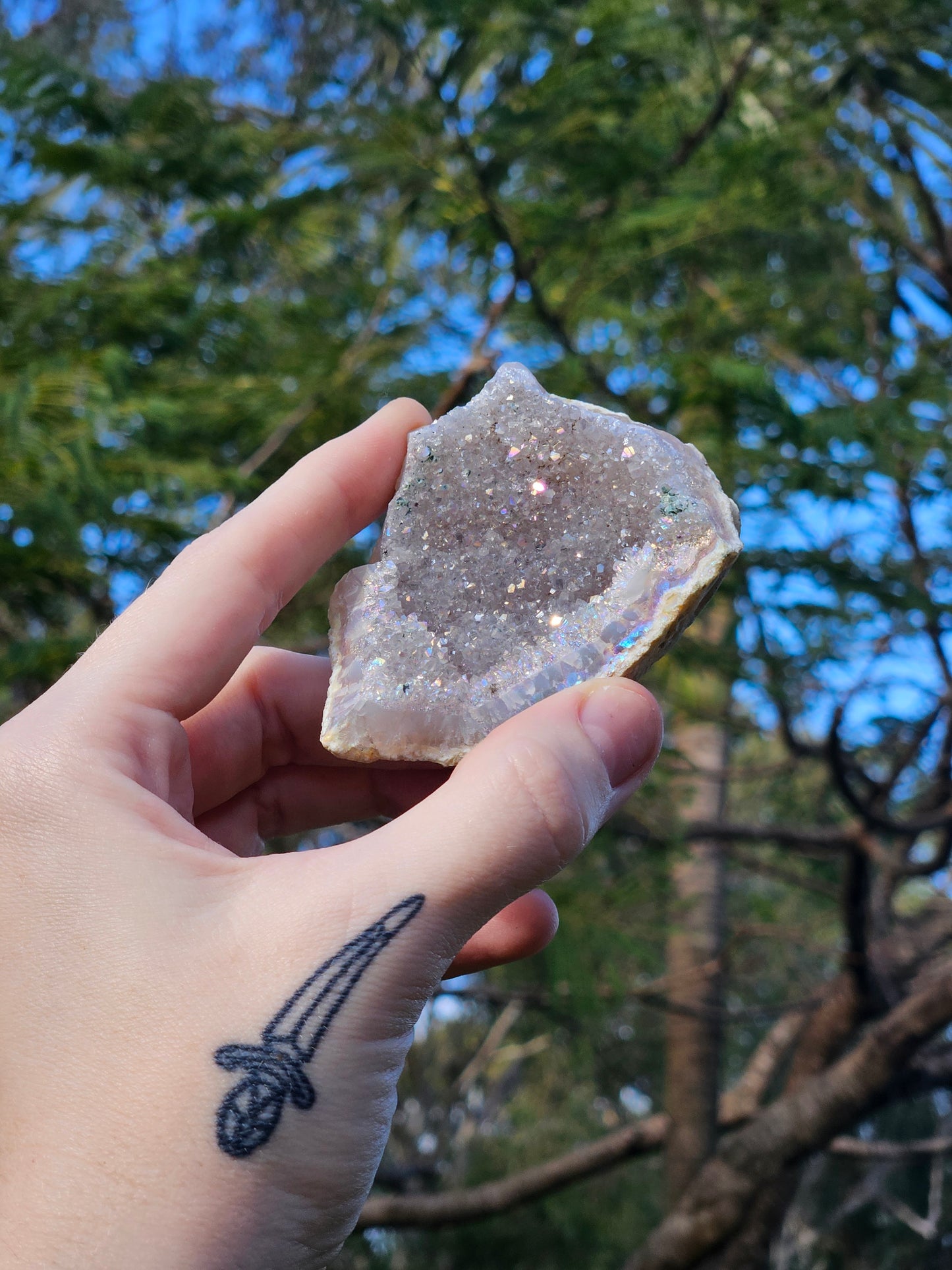 Aura Amethyst (Pearl Amethyst) C