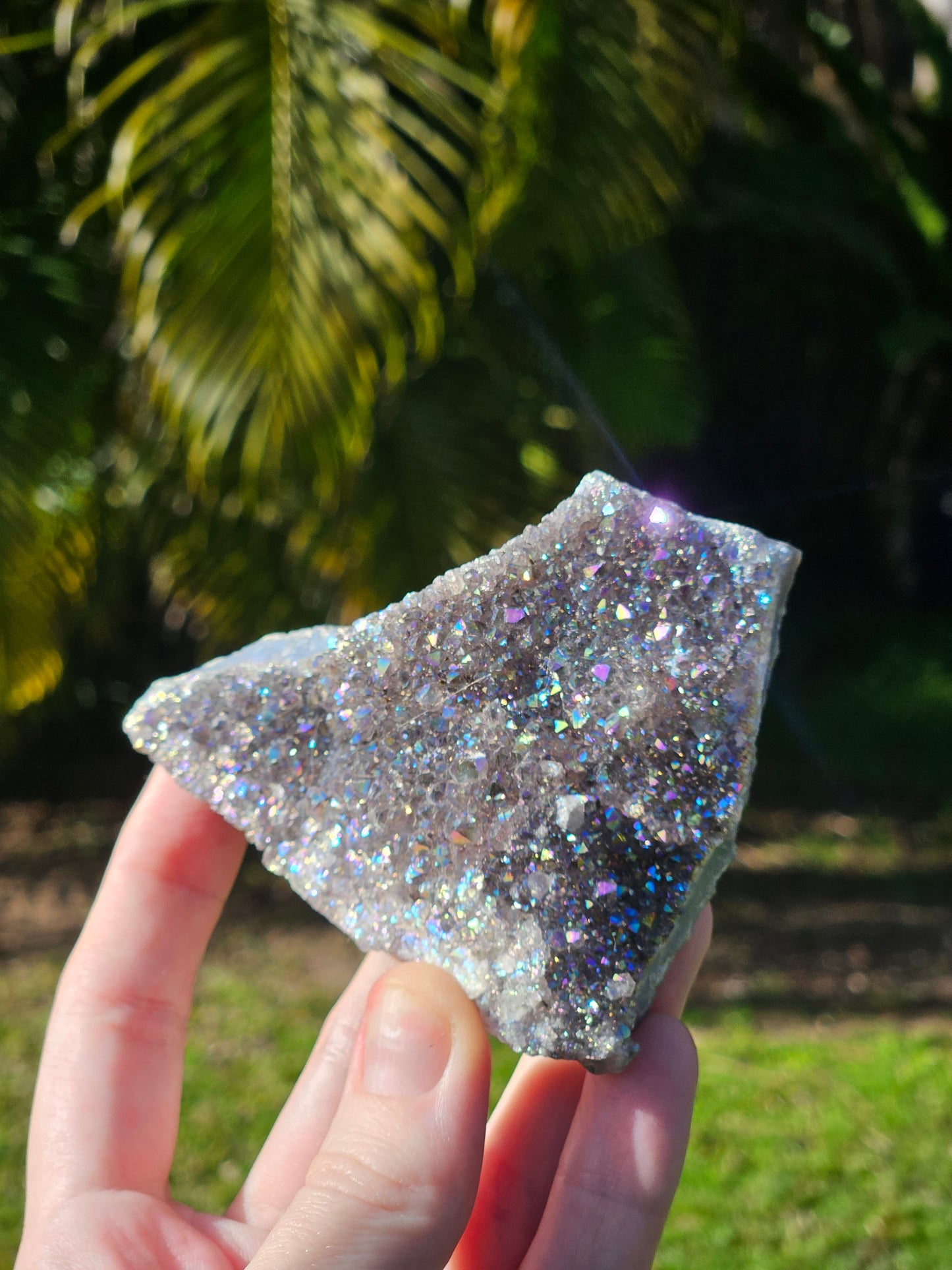 Aura Amethyst (Pearl Amethyst) B