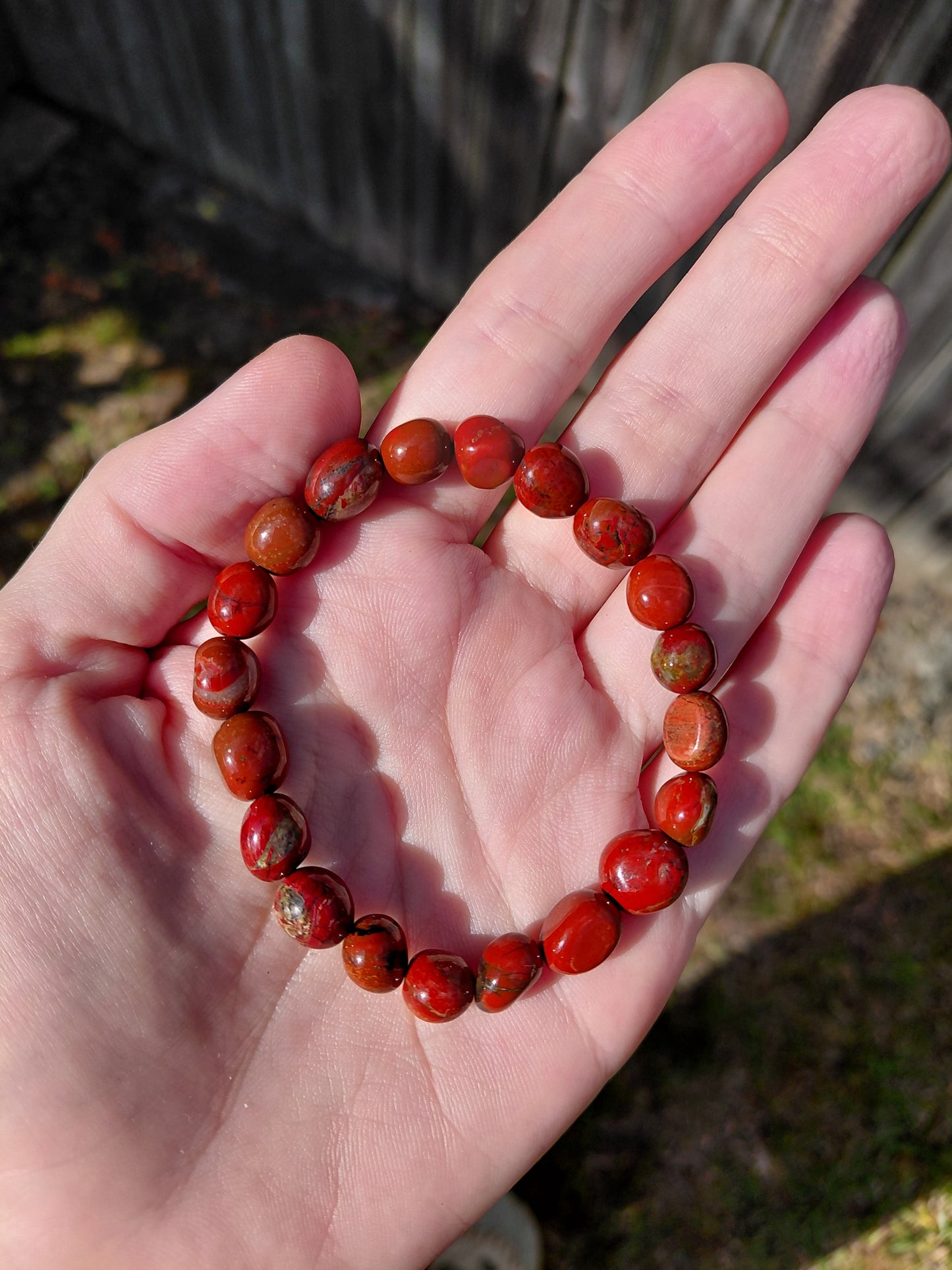 Snakeskin Jasper Tumbled Bracelets