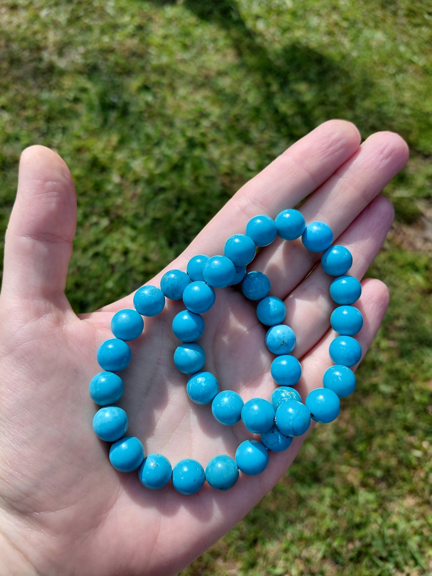 Turquoise Chunky Rounded Bracelets