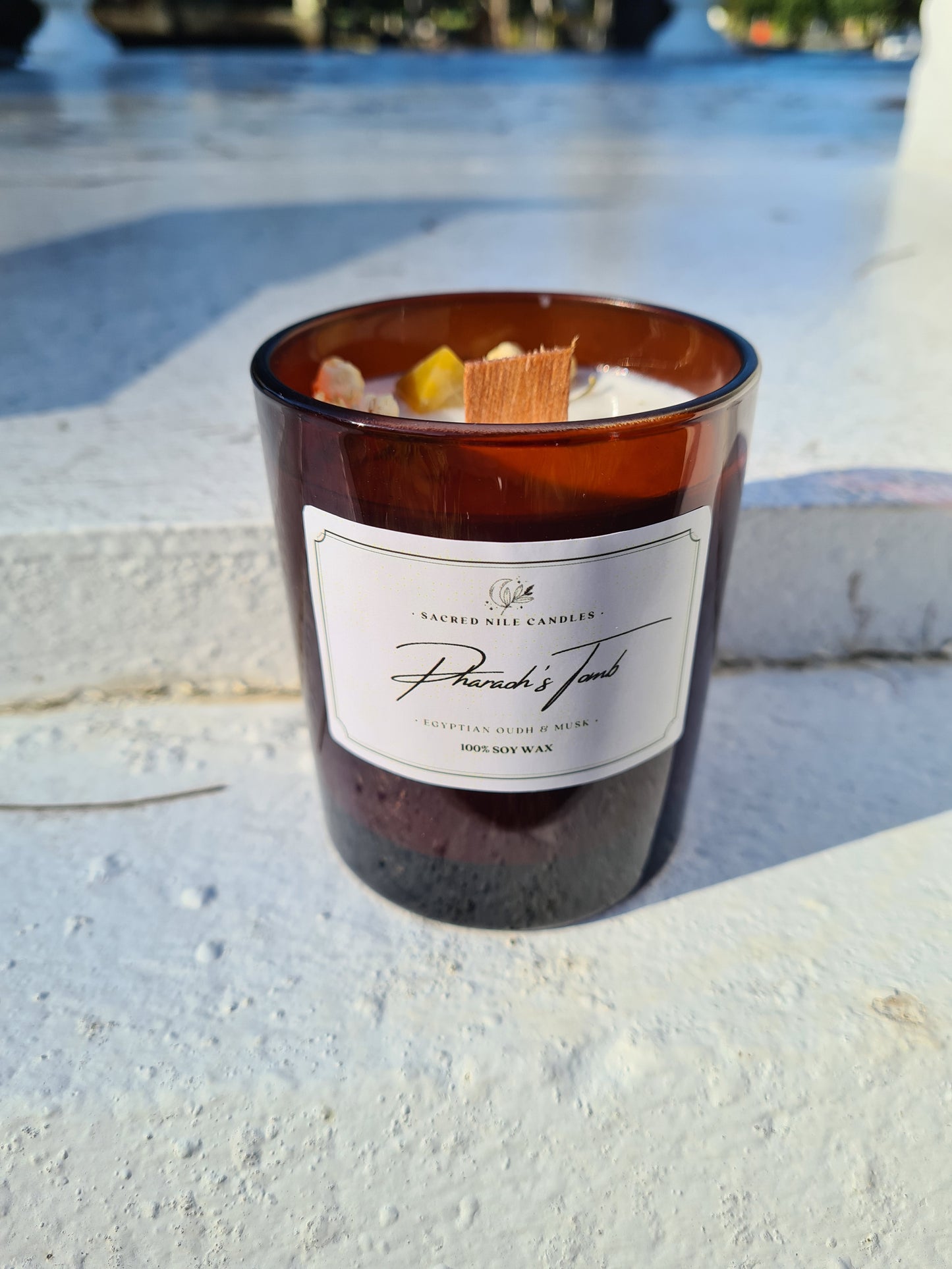 Sacred Nile Candles "Pharaoh's Tomb" - Egyptian Musk