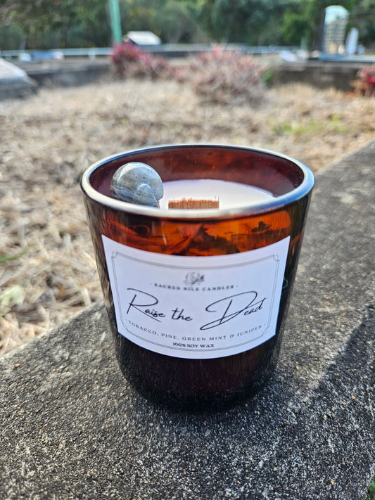 Sacred Nile Candles "Raise the Dead" - Cigar and Drakkar