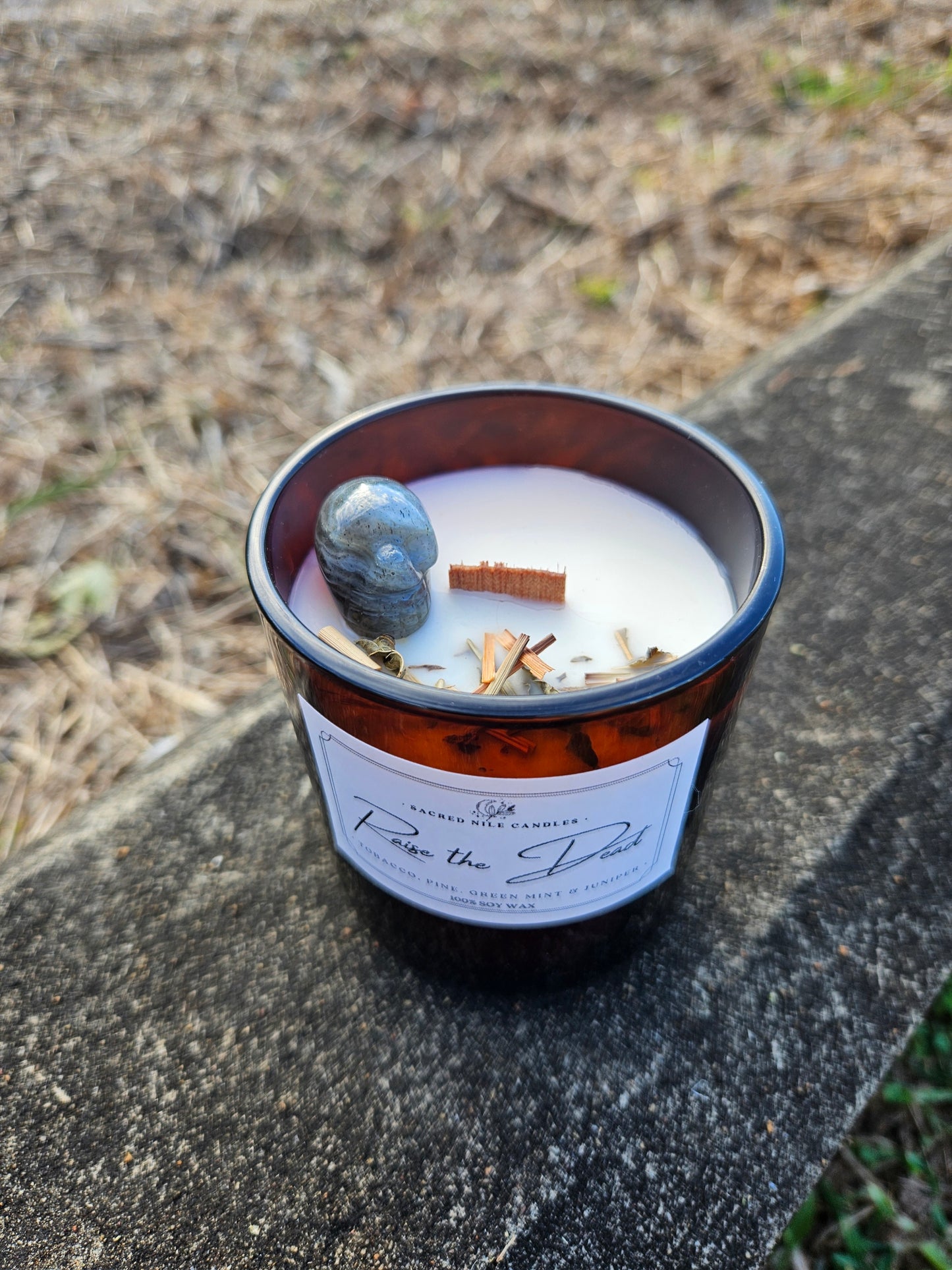 Sacred Nile Candles "Raise the Dead" - Cigar and Drakkar