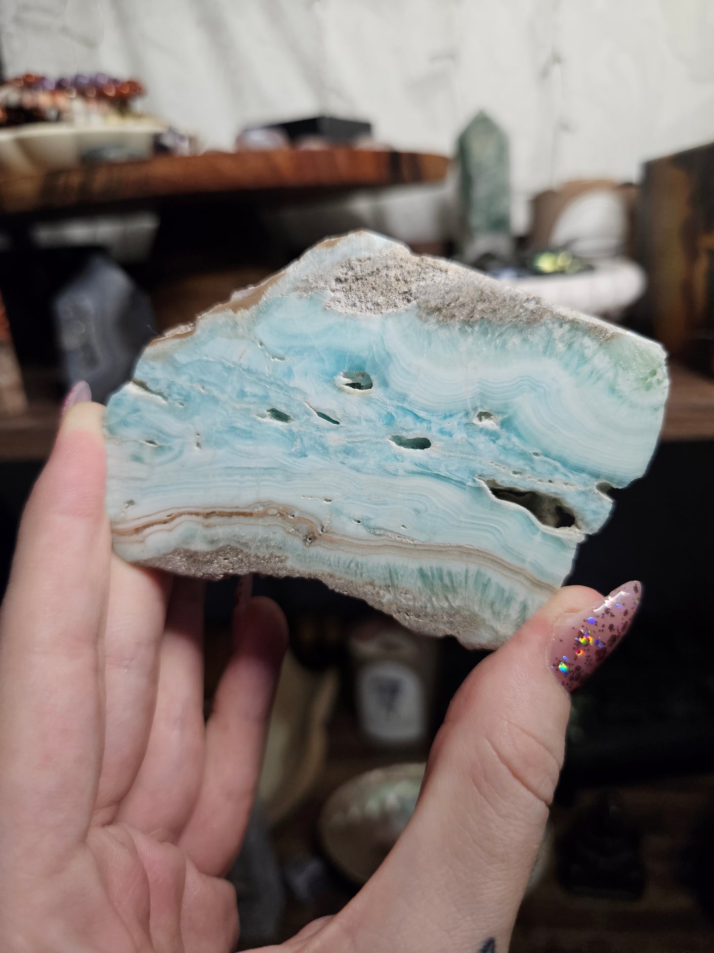 *MUST GO* *DISCOUNTED* Blue Aragonite Slabs