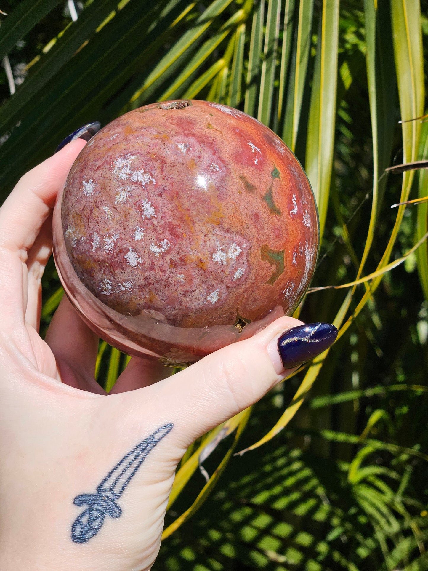 Large Ocean Jasper Sphere B