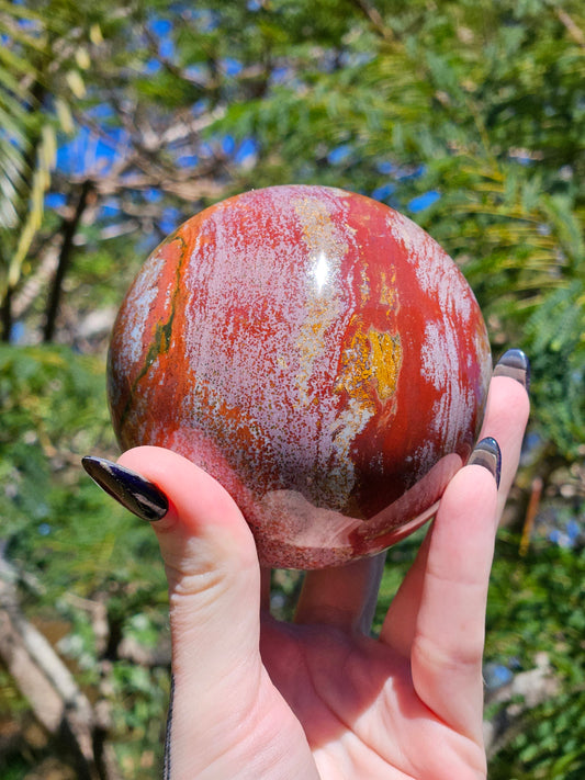 Large Ocean Jasper Sphere B