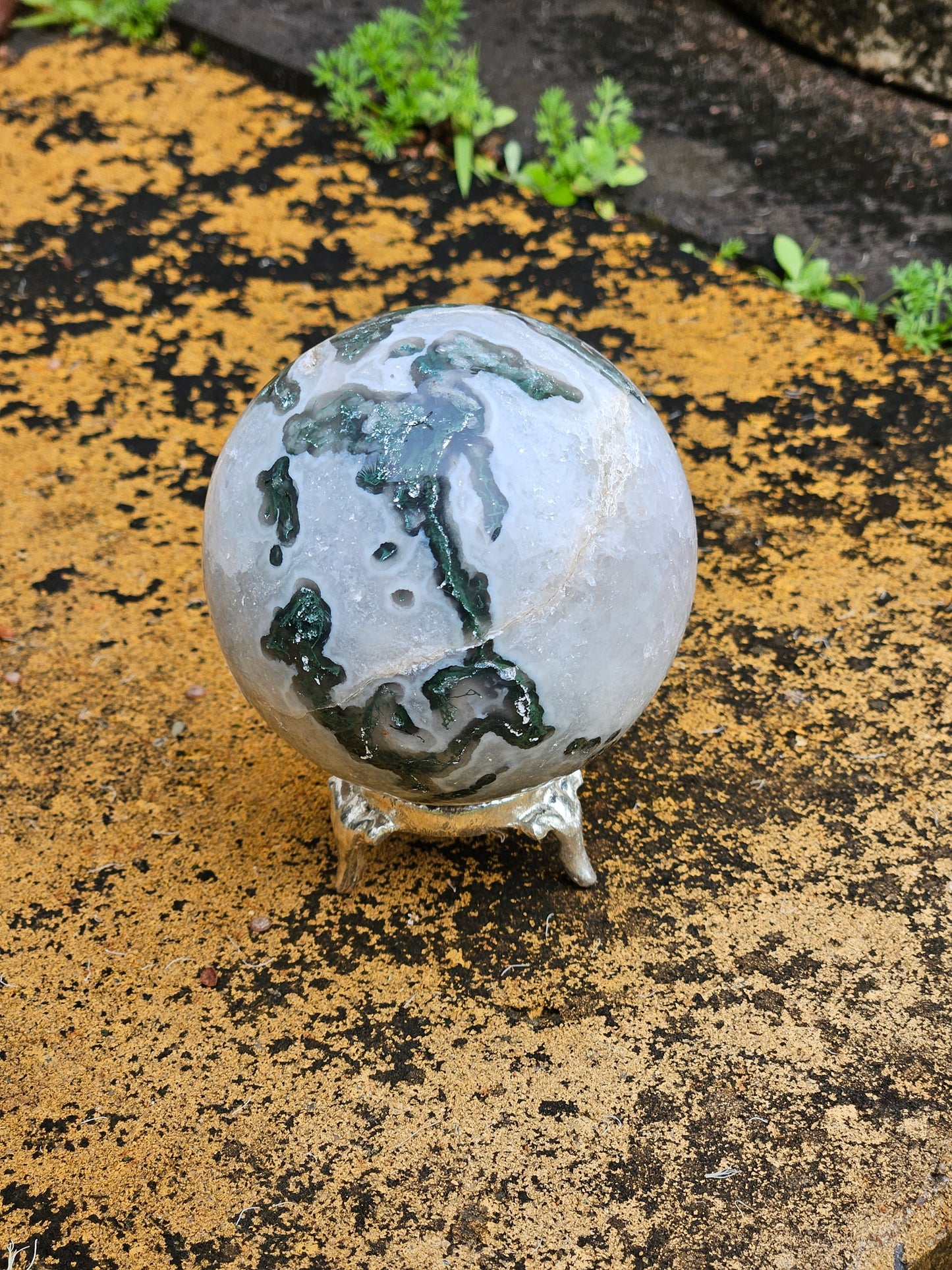 Moss Agate Sphere A