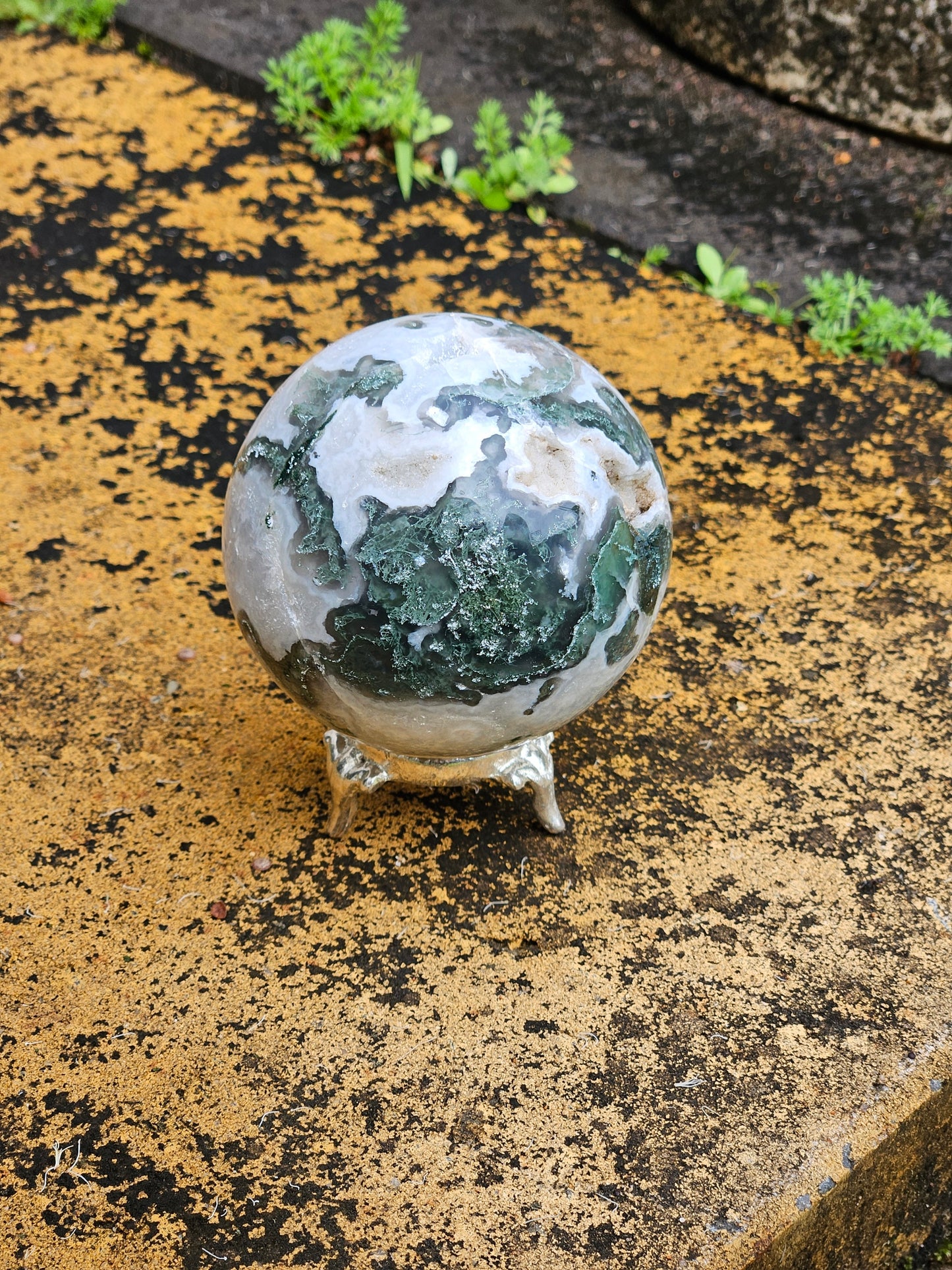 Moss Agate Sphere A