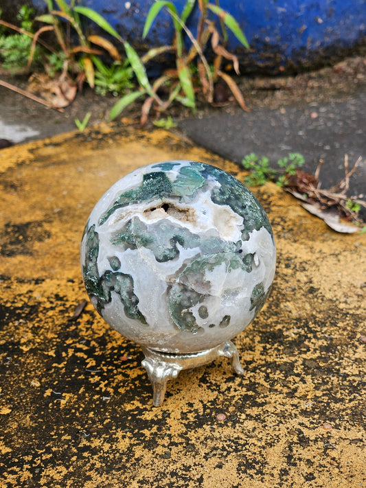 Moss Agate Sphere A