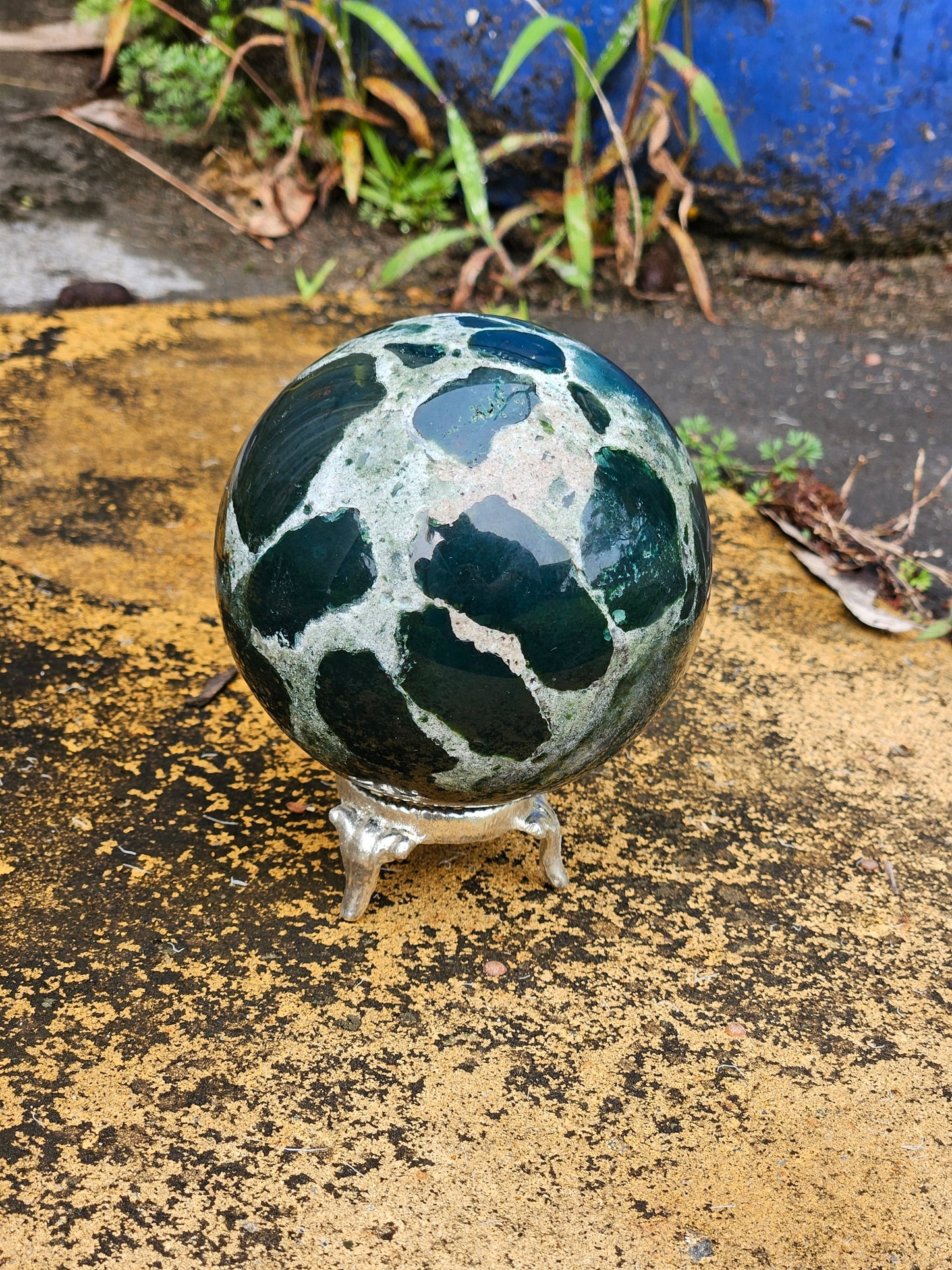 Moss Agate Sphere D