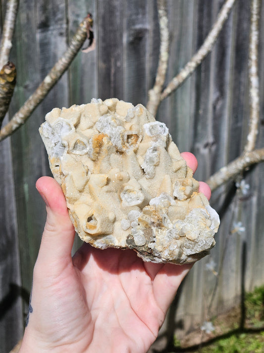 Pyrite on Calcite Specimen A