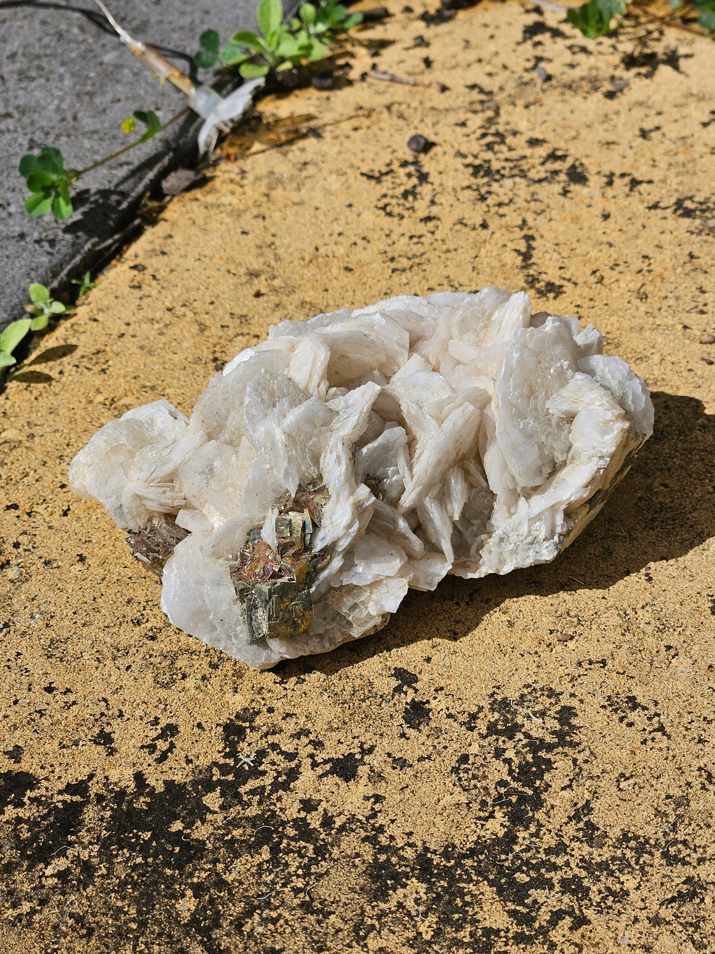 Pyrite on Calcite Specimen B