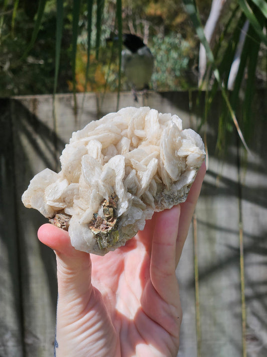 Pyrite on Calcite Specimen B