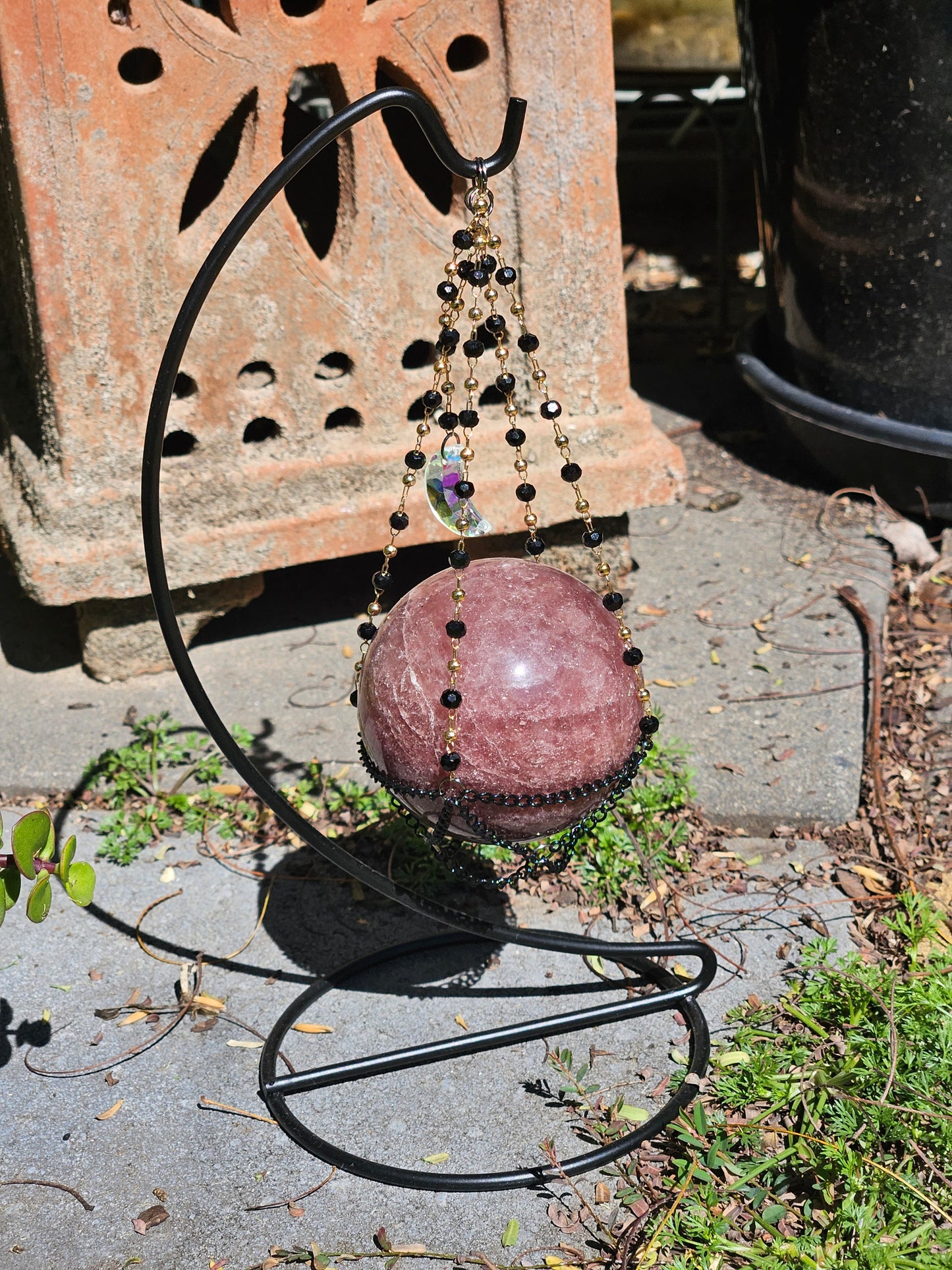 Strawberry Quartz Medium Sphere