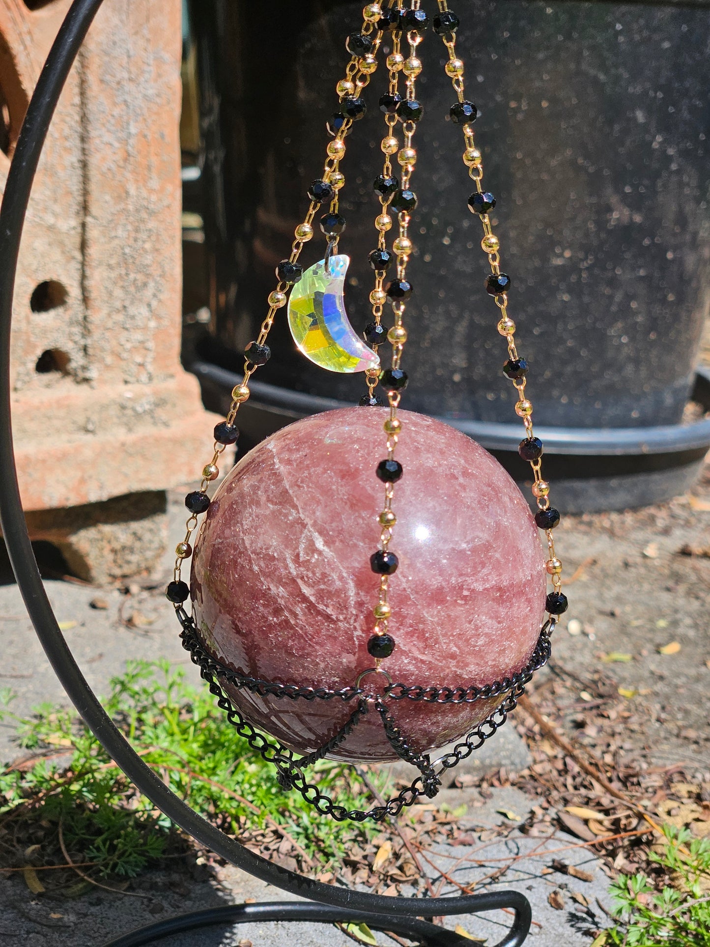 Strawberry Quartz Medium Sphere
