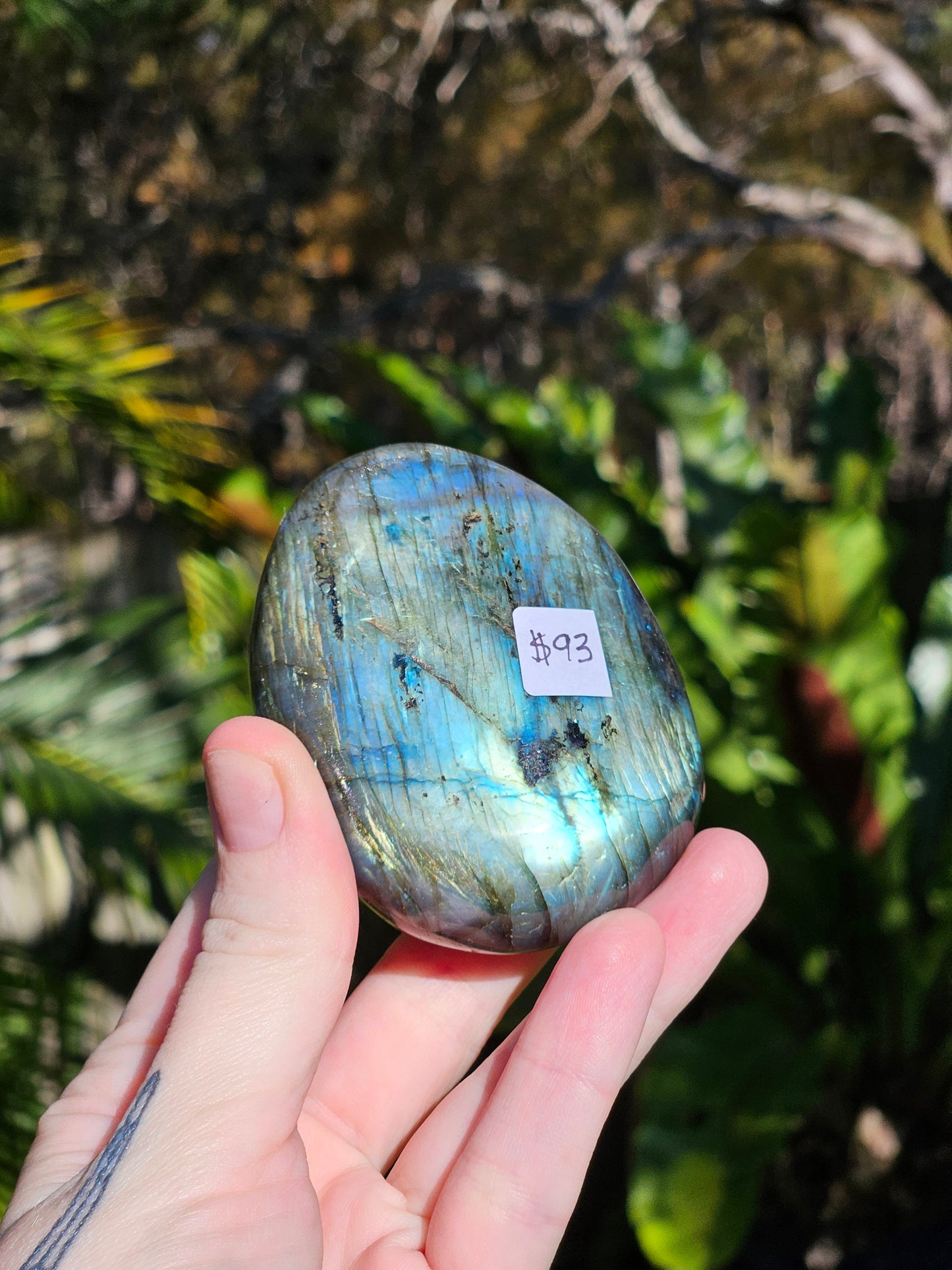 Chunky Labradorite Palmstone