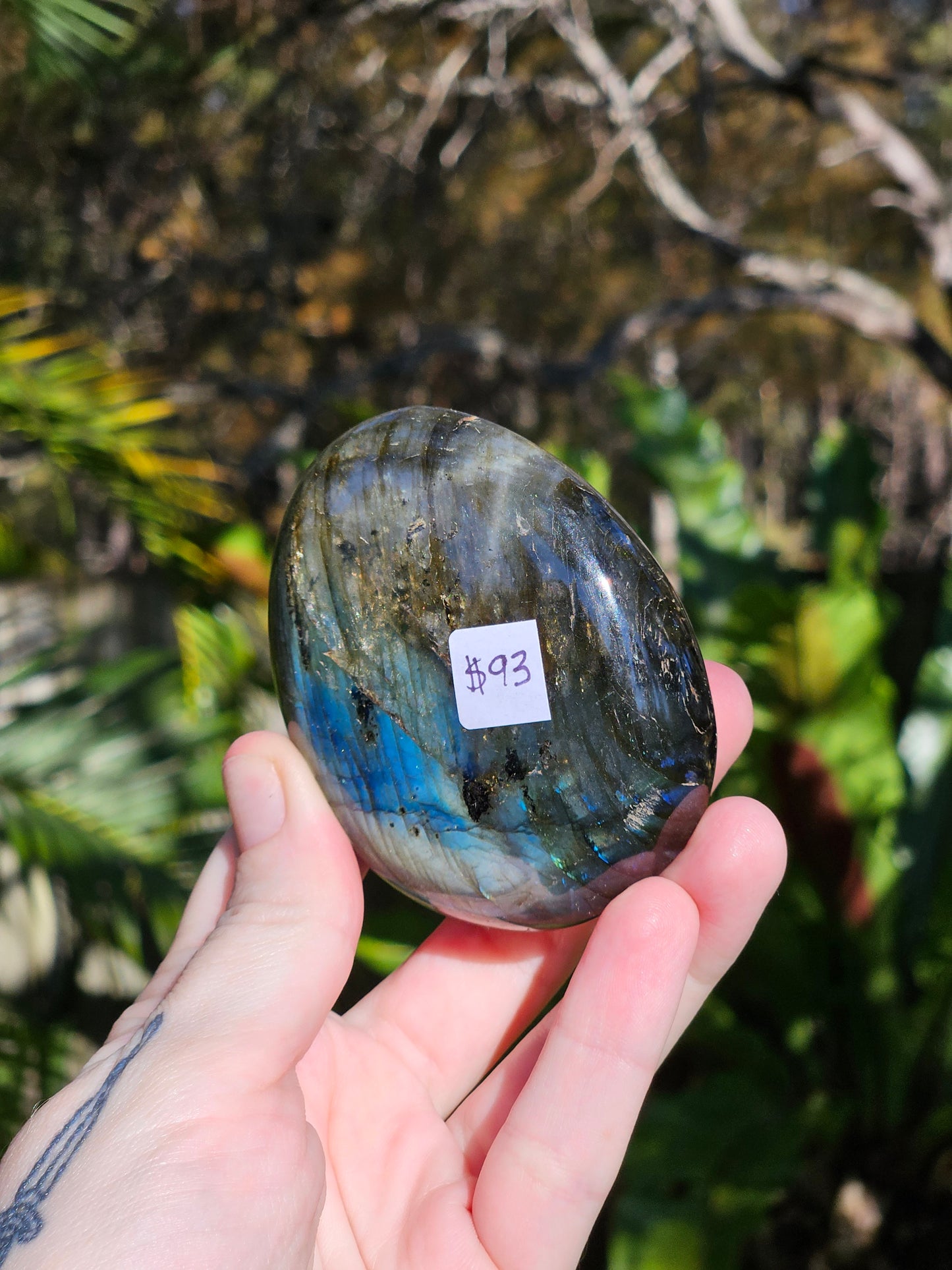 Chunky Labradorite Palmstone