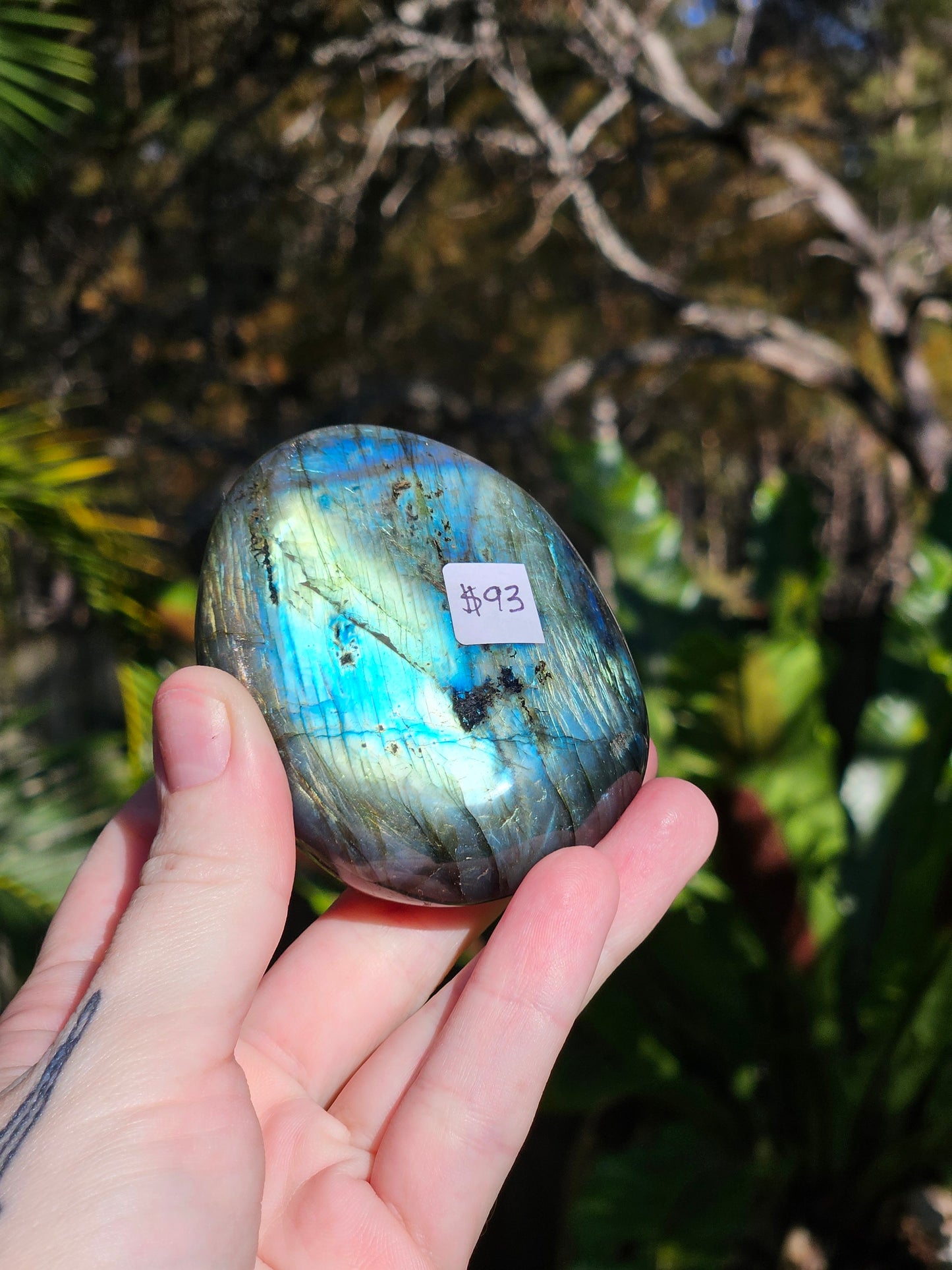 Chunky Labradorite Palmstone