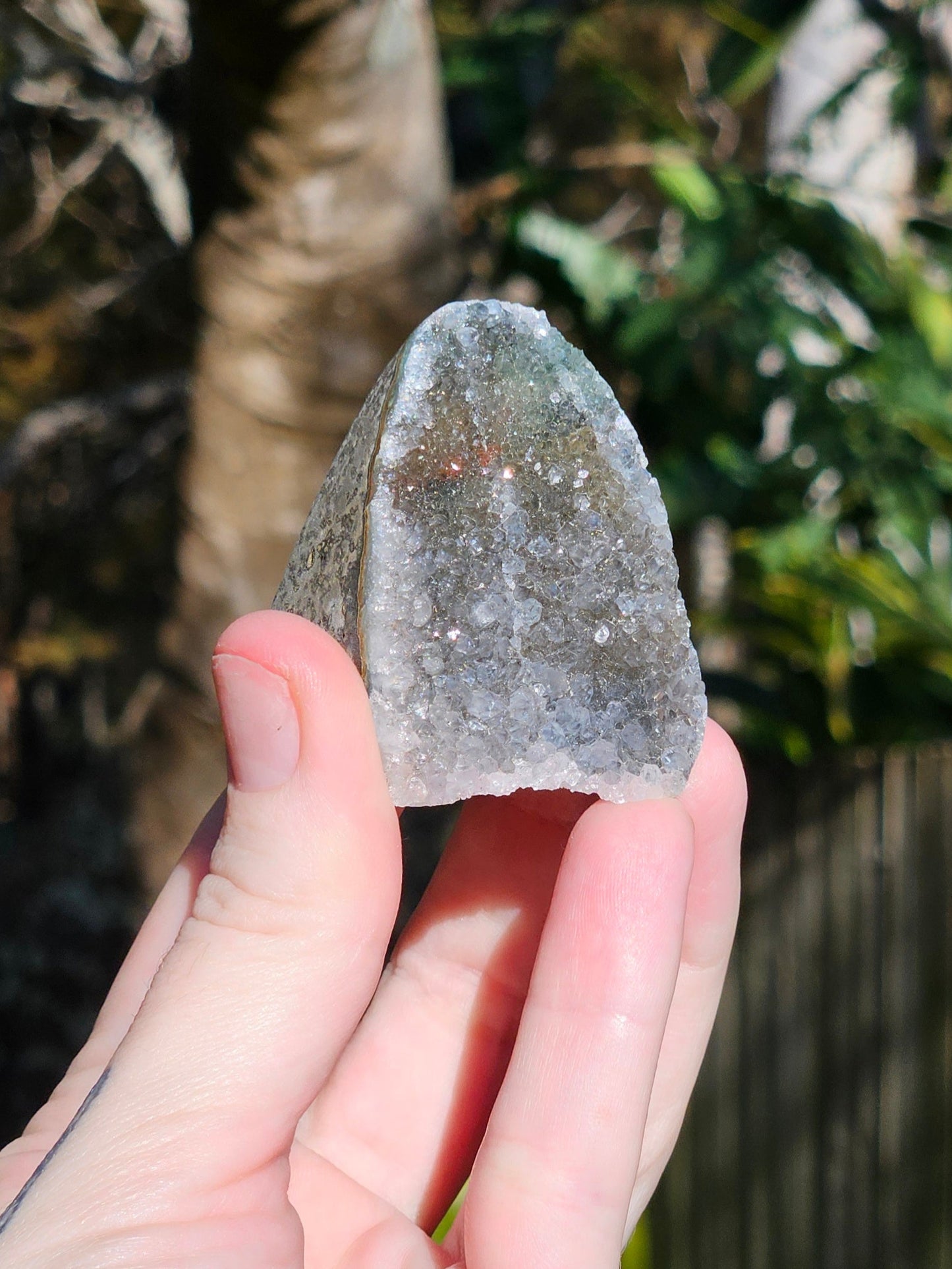 Rainbow Amethyst Geode Baby