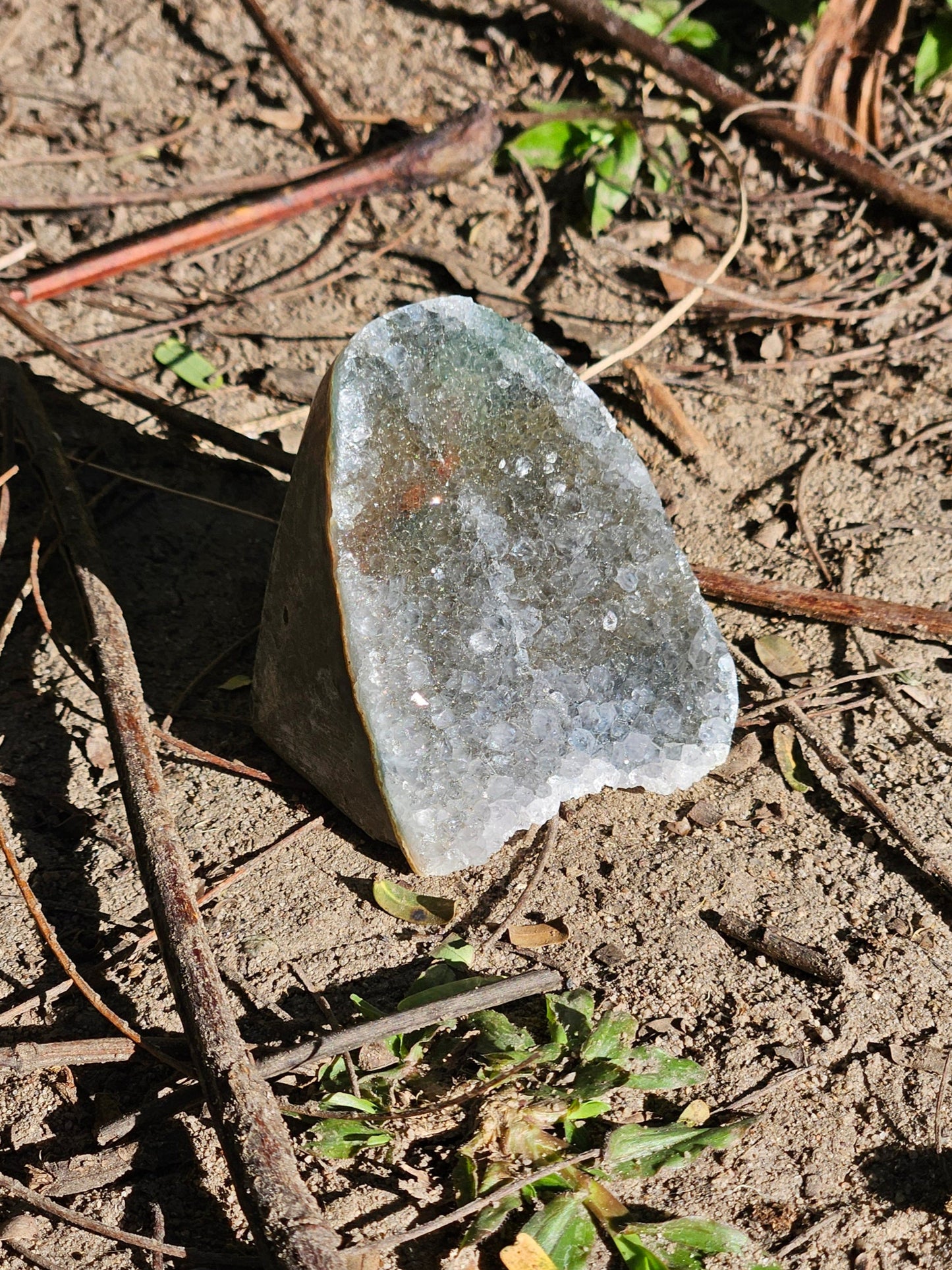 Rainbow Amethyst Geode Baby