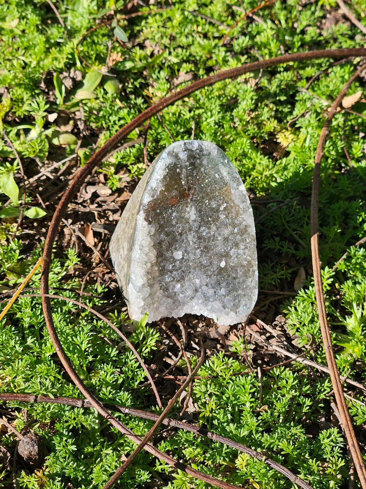 Rainbow Amethyst Geode Baby