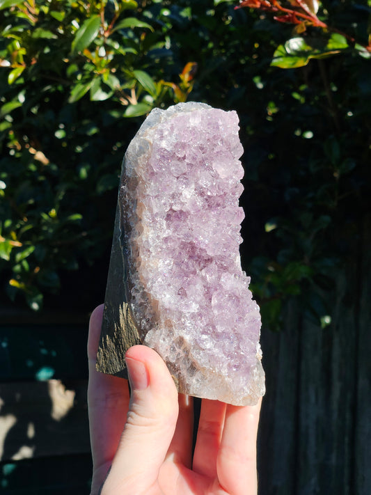 Amethyst Base Cut Cluster C from Brazil