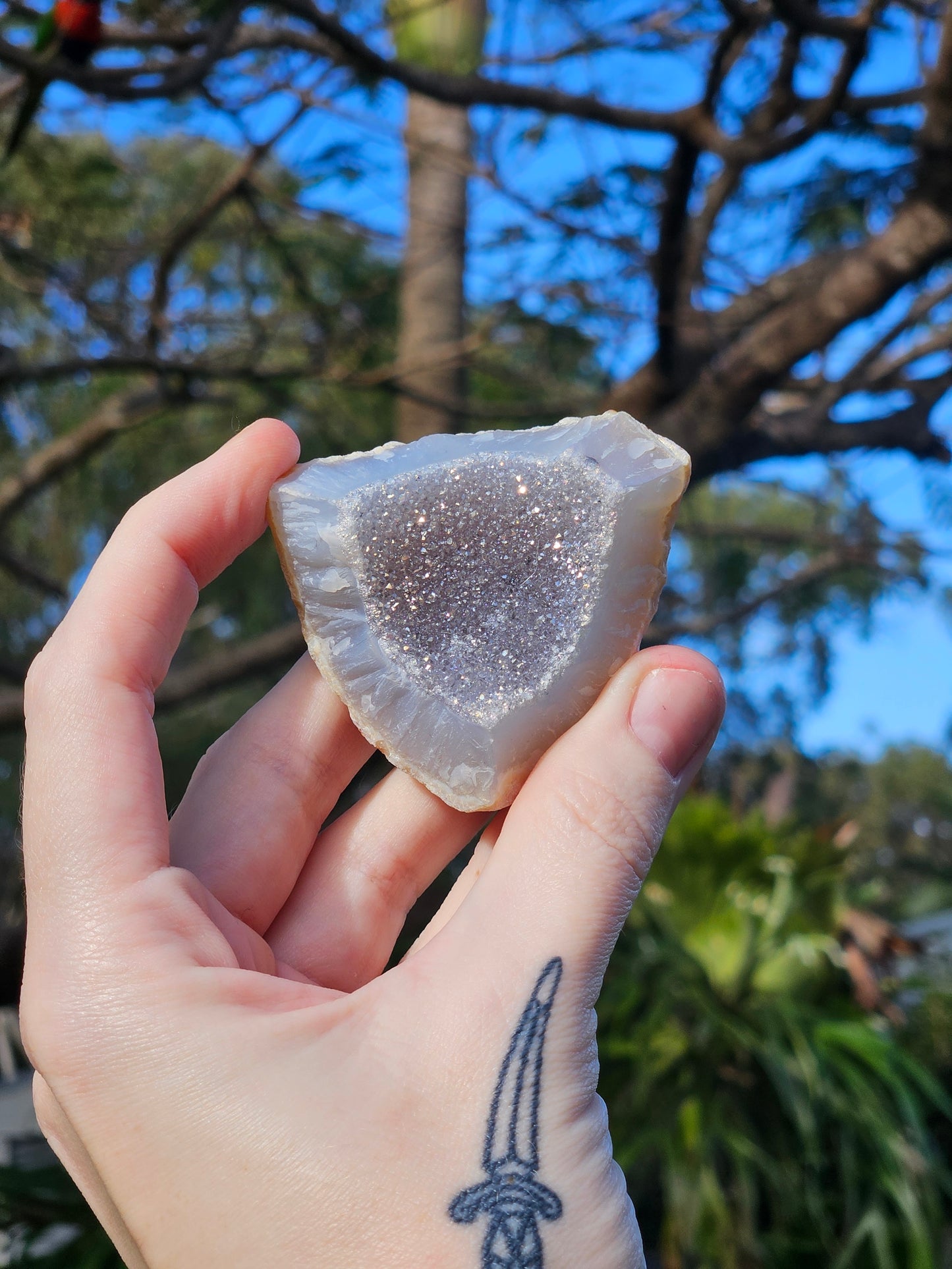 Aura Amethyst (Pearl Amethyst) F