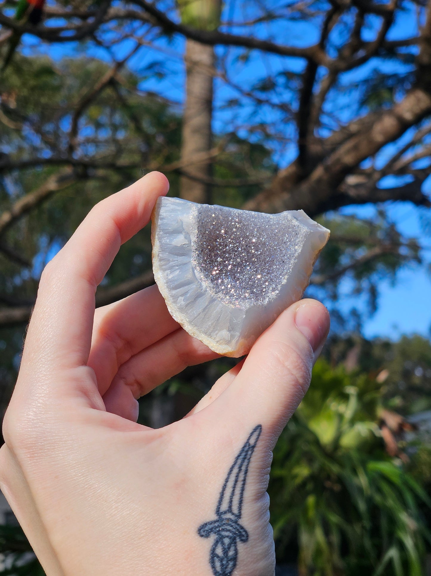 Aura Amethyst (Pearl Amethyst) F