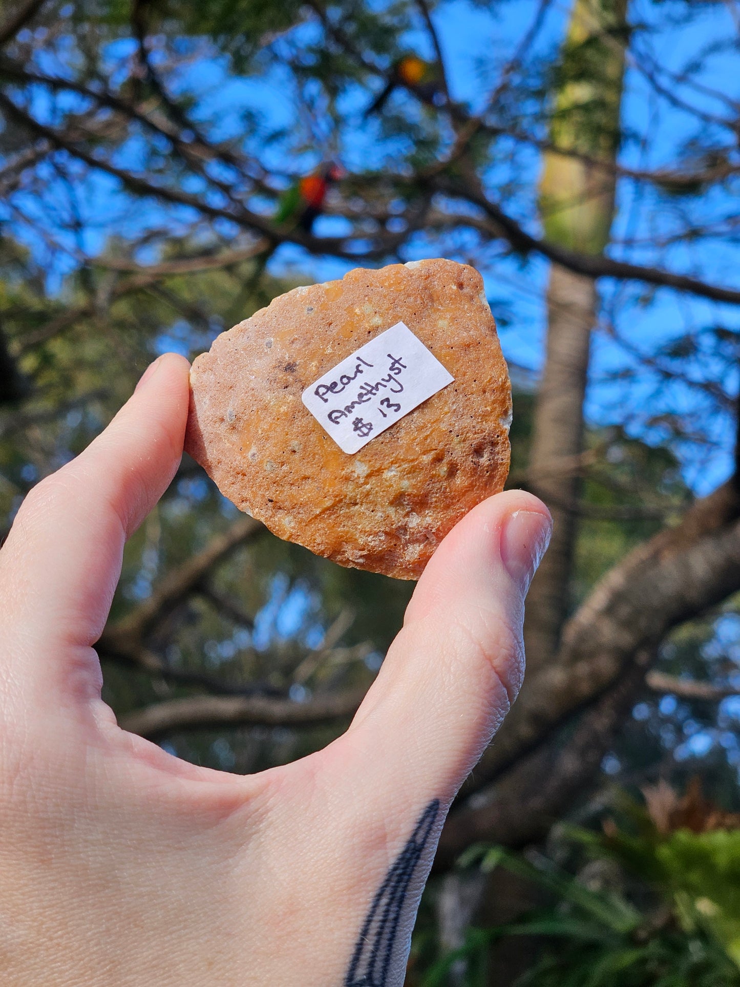 Aura Amethyst (Pearl Amethyst) F