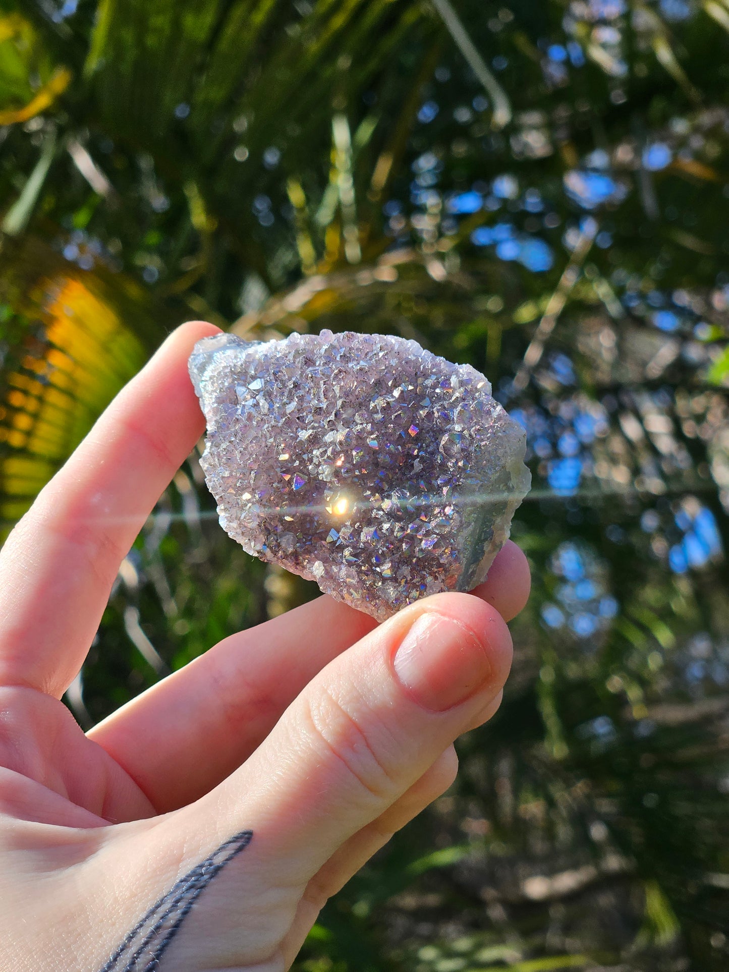 Aura Amethyst (Pearl Amethyst) E