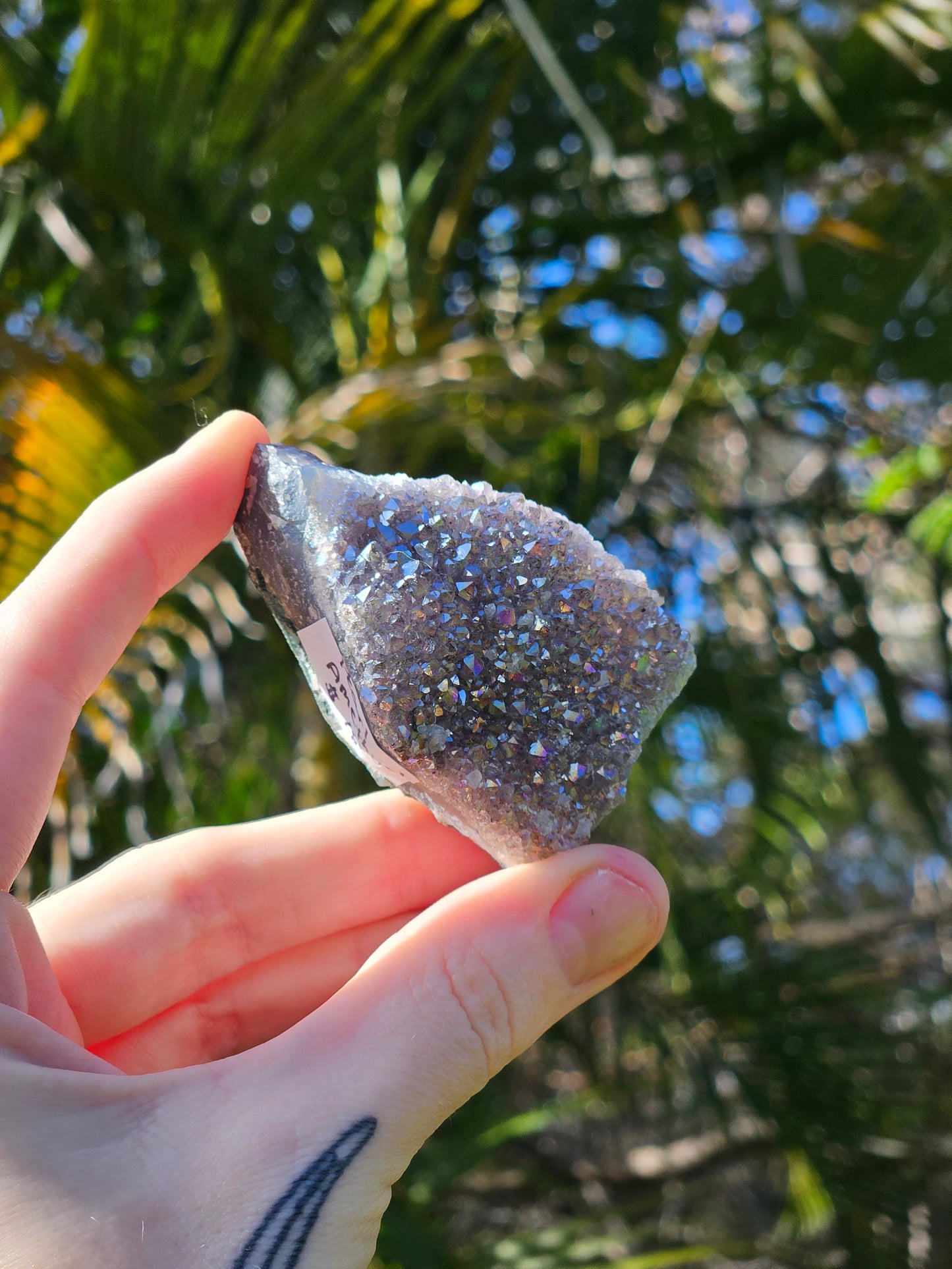 Aura Amethyst (Pearl Amethyst) E