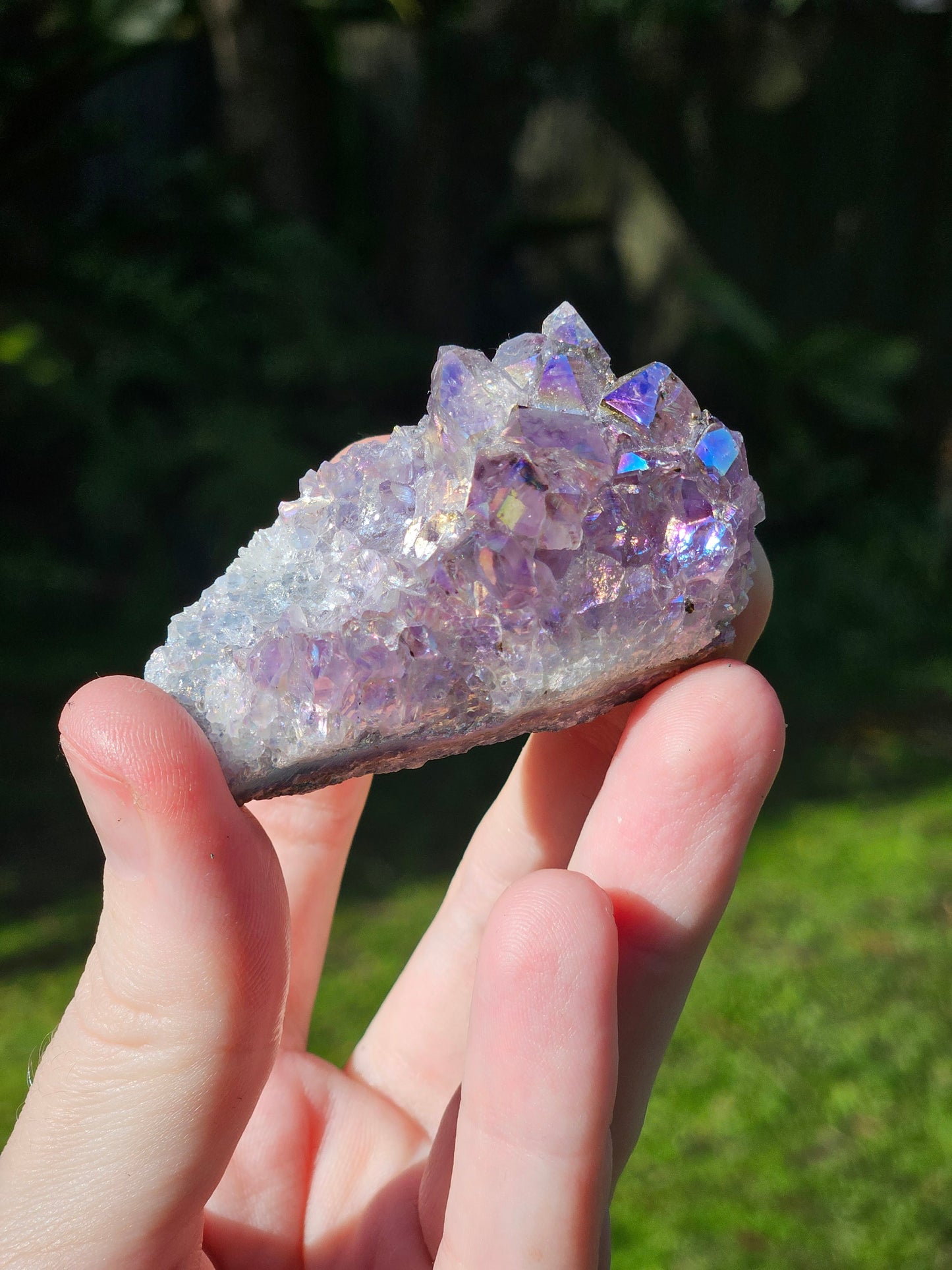 Aura Amethyst (Pearl Amethyst) D