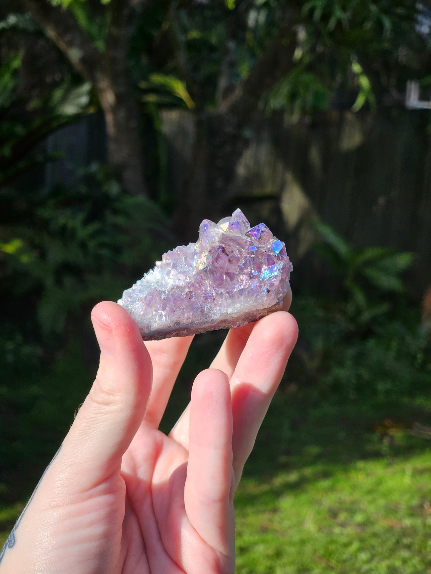 Aura Amethyst (Pearl Amethyst) D