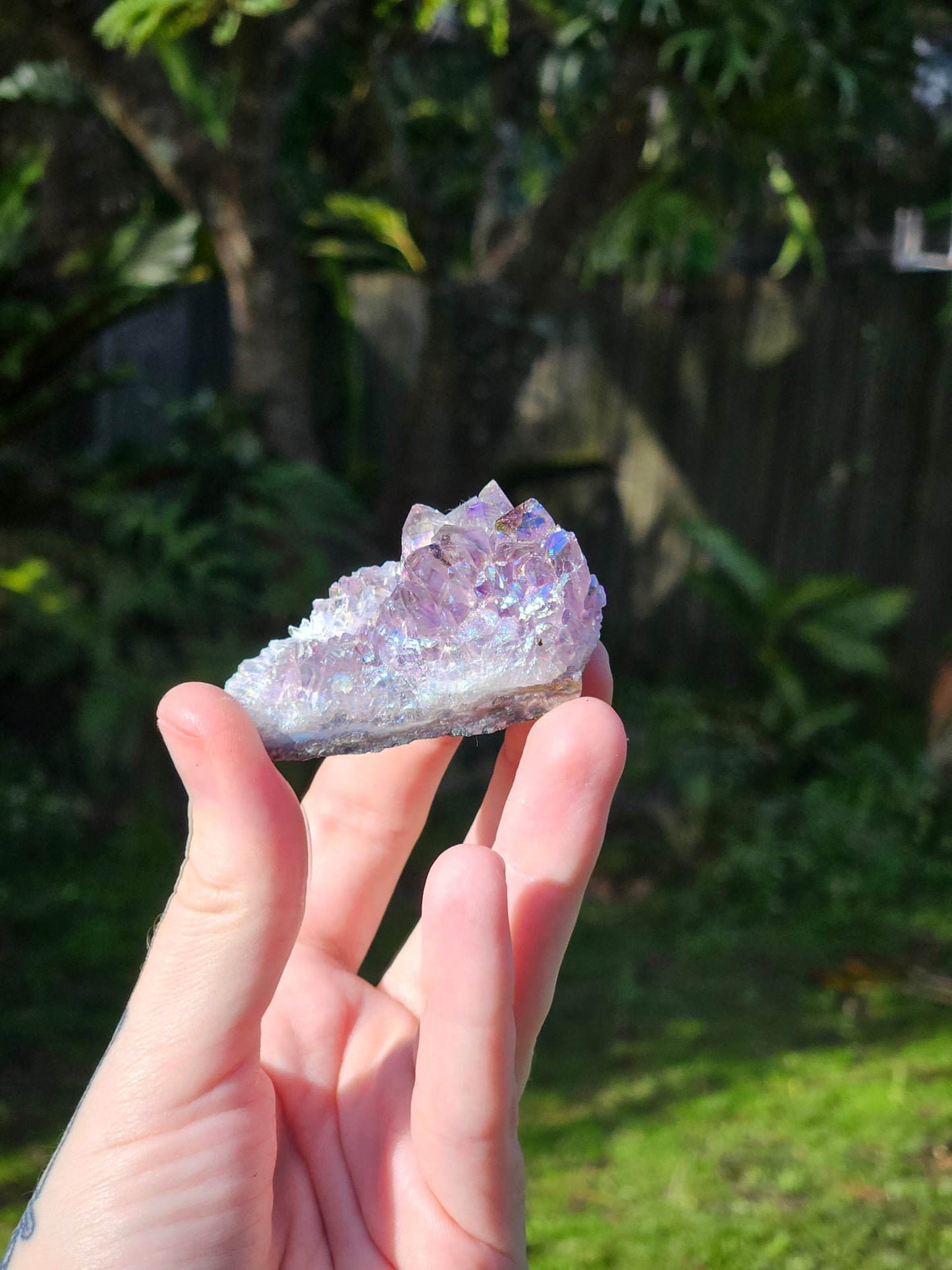 Aura Amethyst (Pearl Amethyst) D