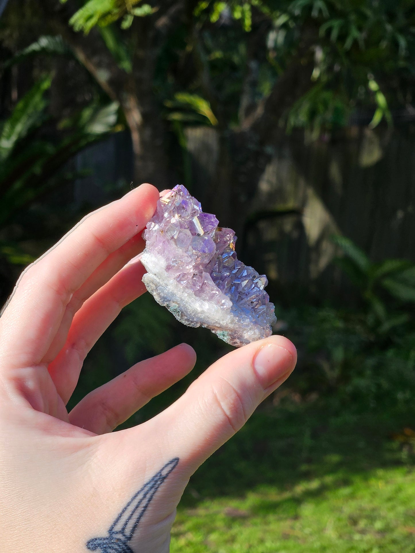 Aura Amethyst (Pearl Amethyst) D