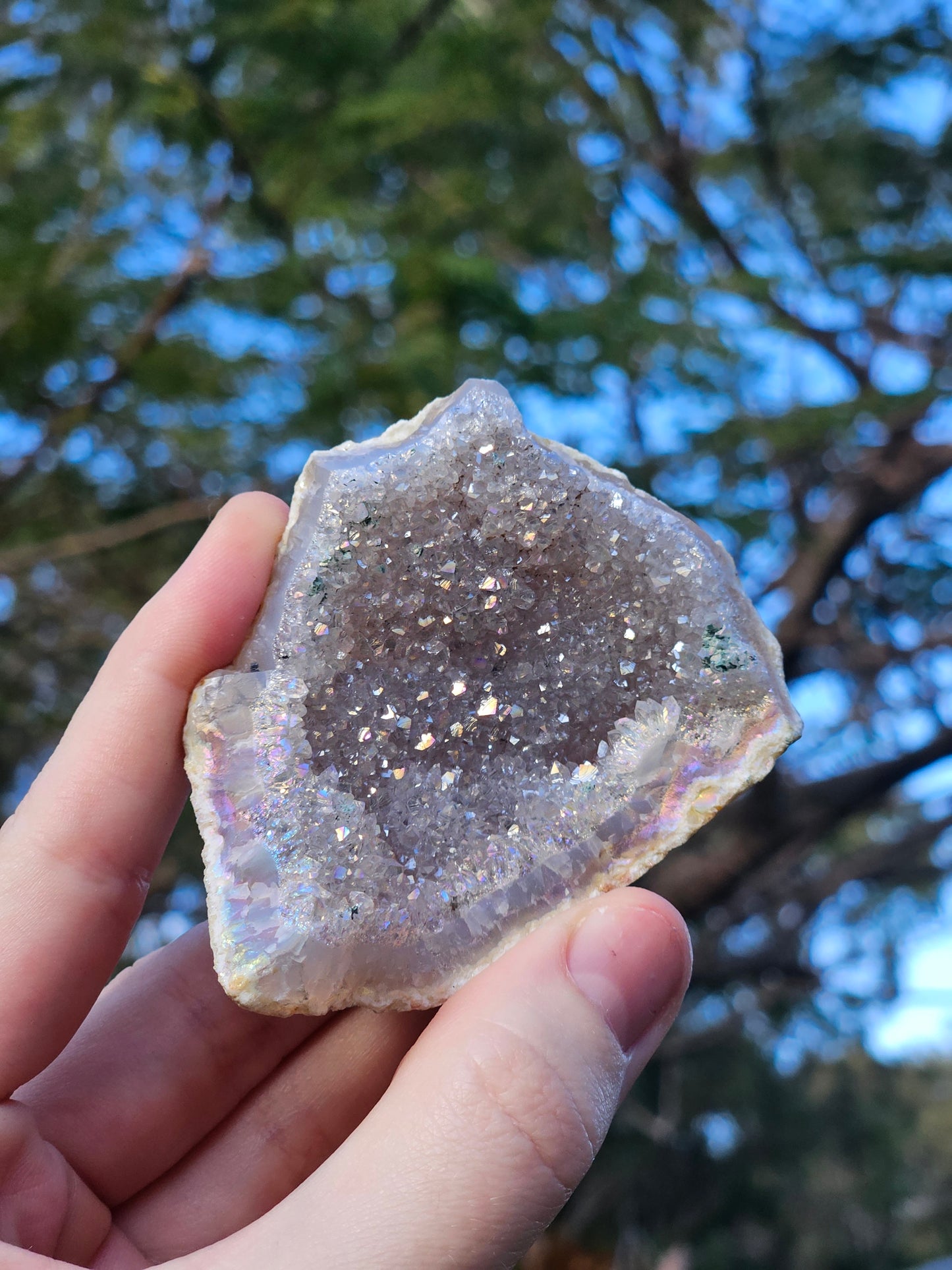 Aura Amethyst (Pearl Amethyst) C