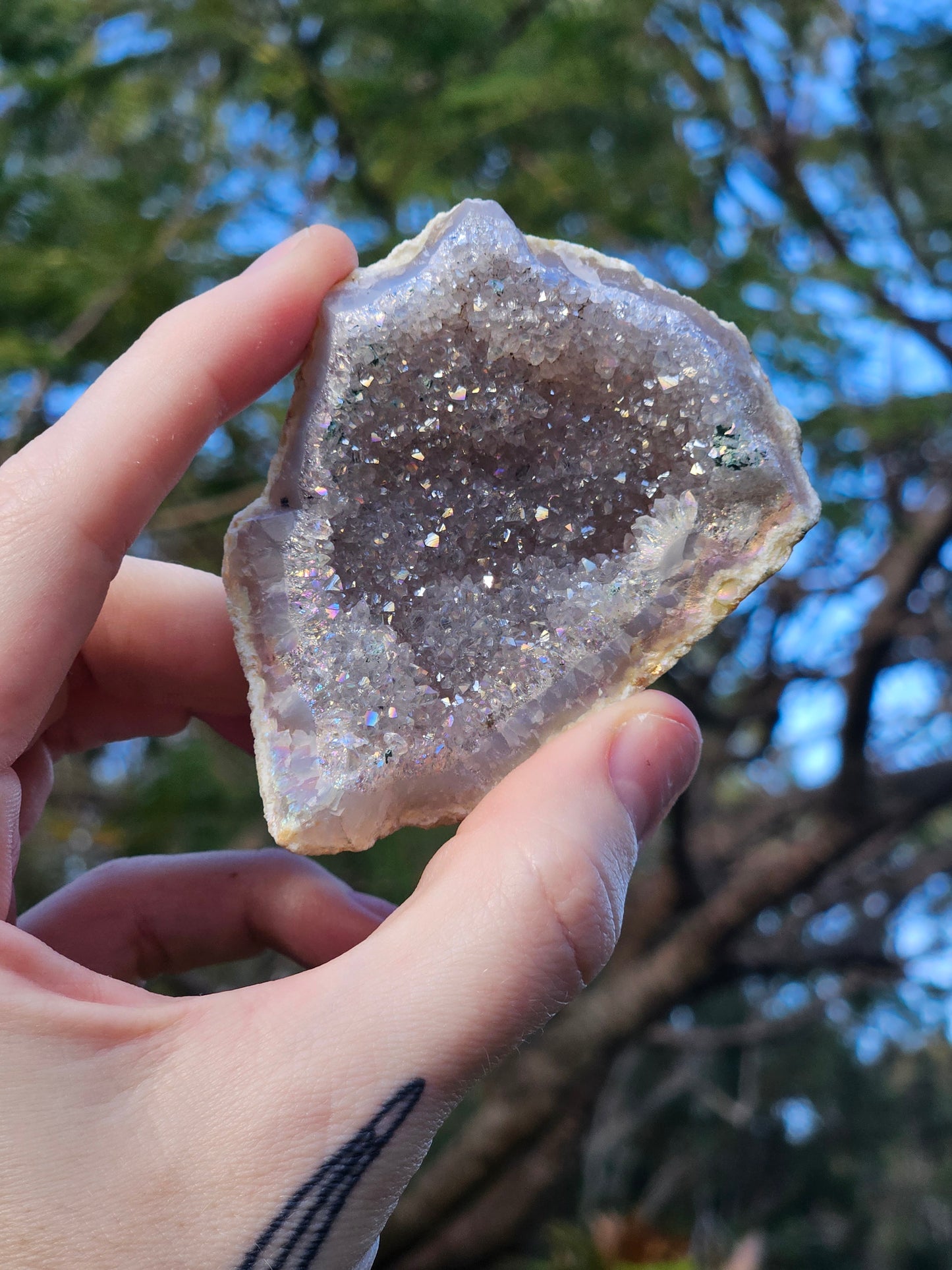 Aura Amethyst (Pearl Amethyst) C