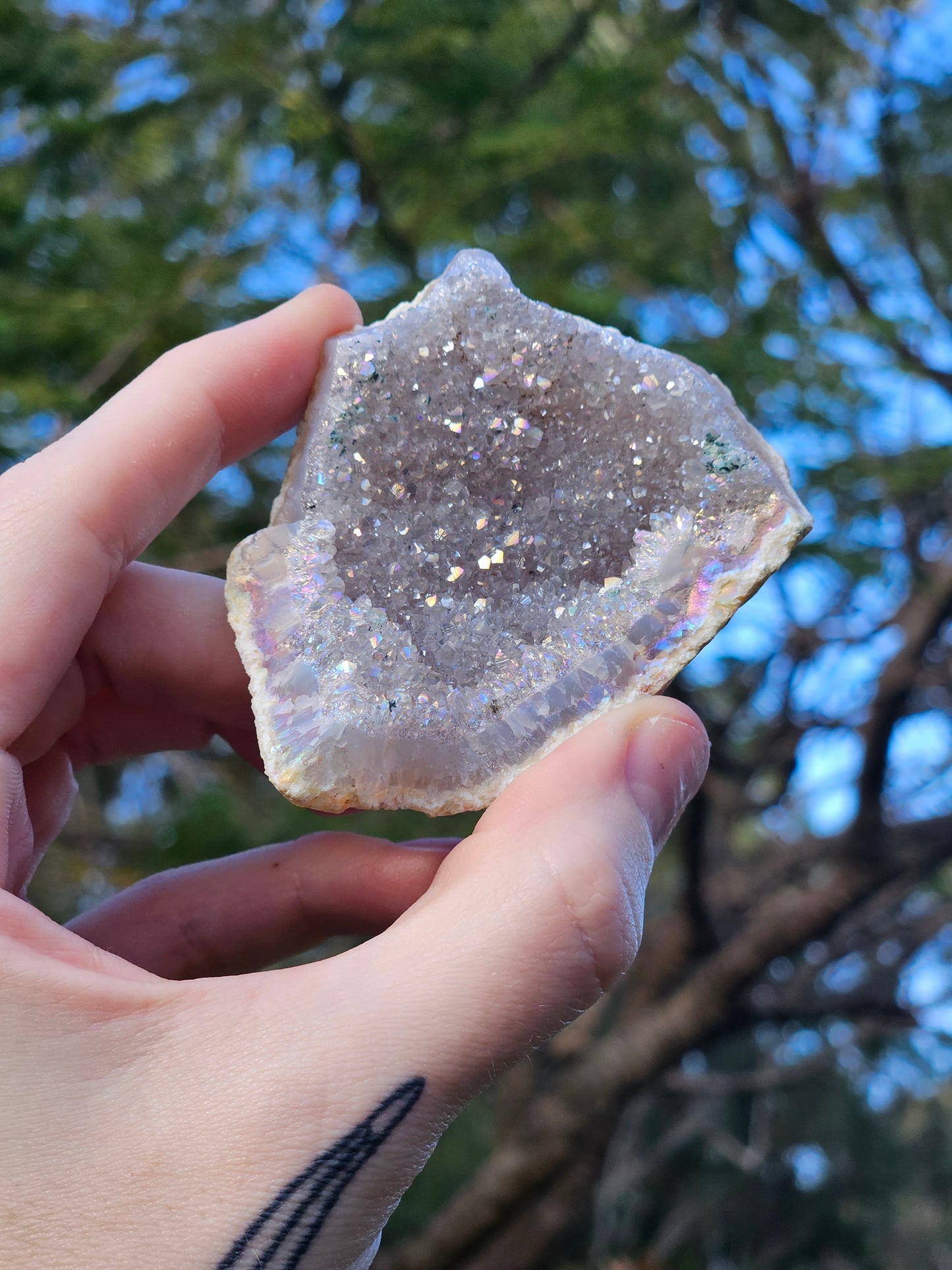 Aura Amethyst (Pearl Amethyst) C