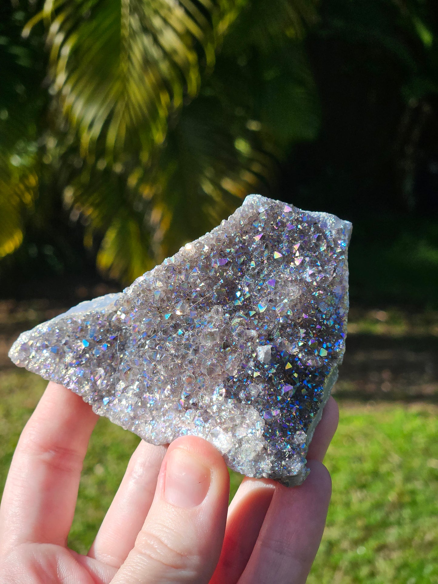 Aura Amethyst (Pearl Amethyst) B