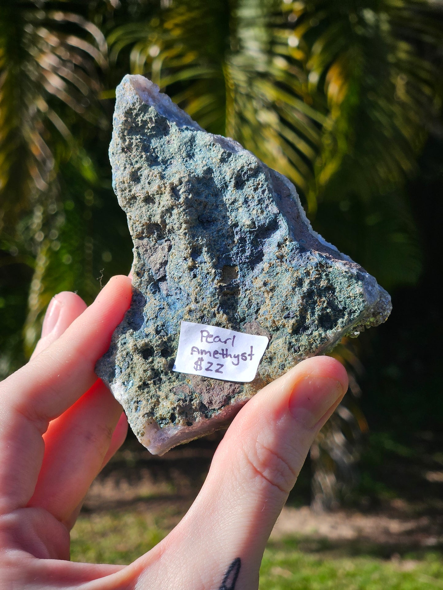 Aura Amethyst (Pearl Amethyst) B